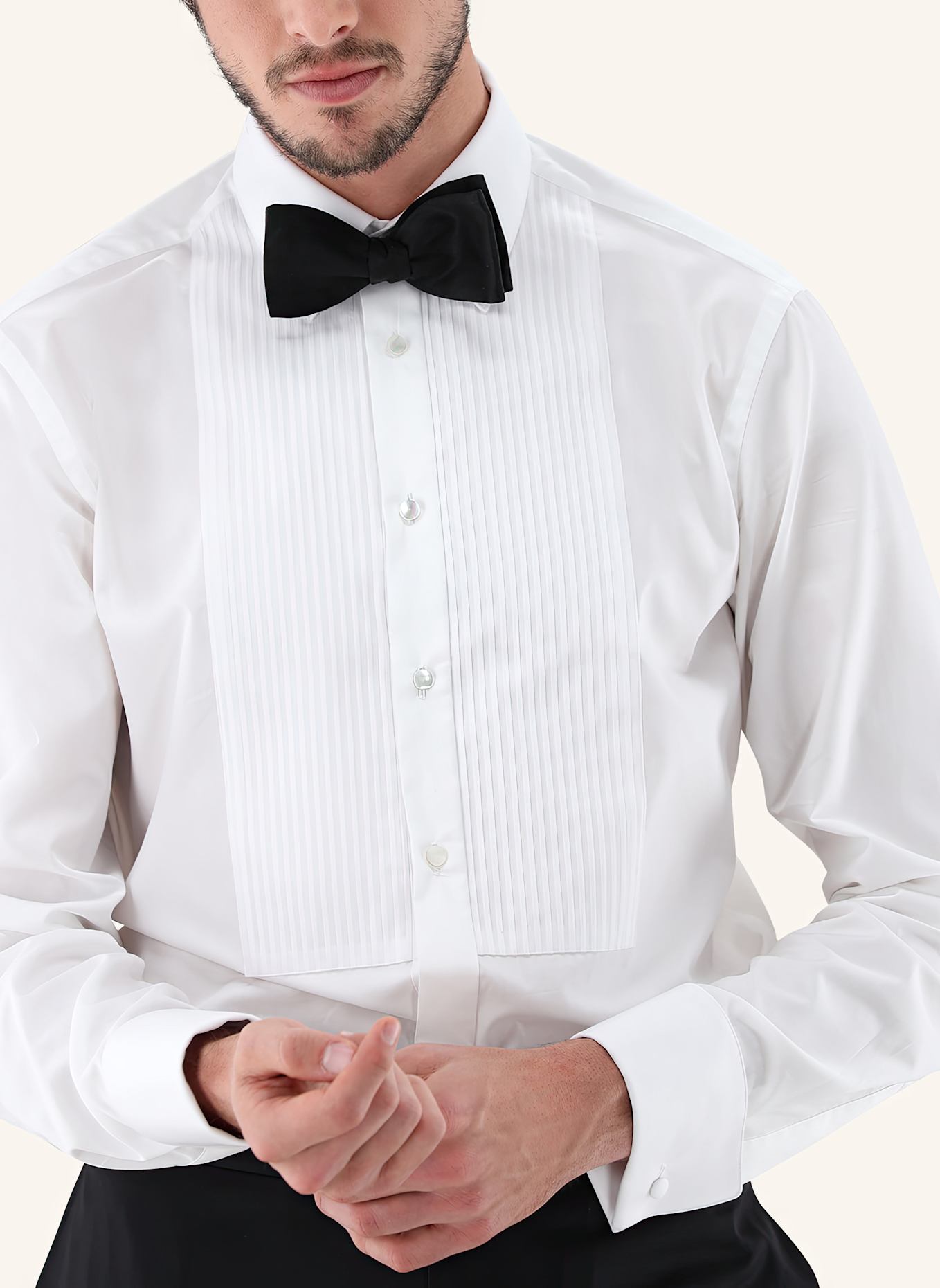 van Laack Hemd Tailor Fit: WEISS