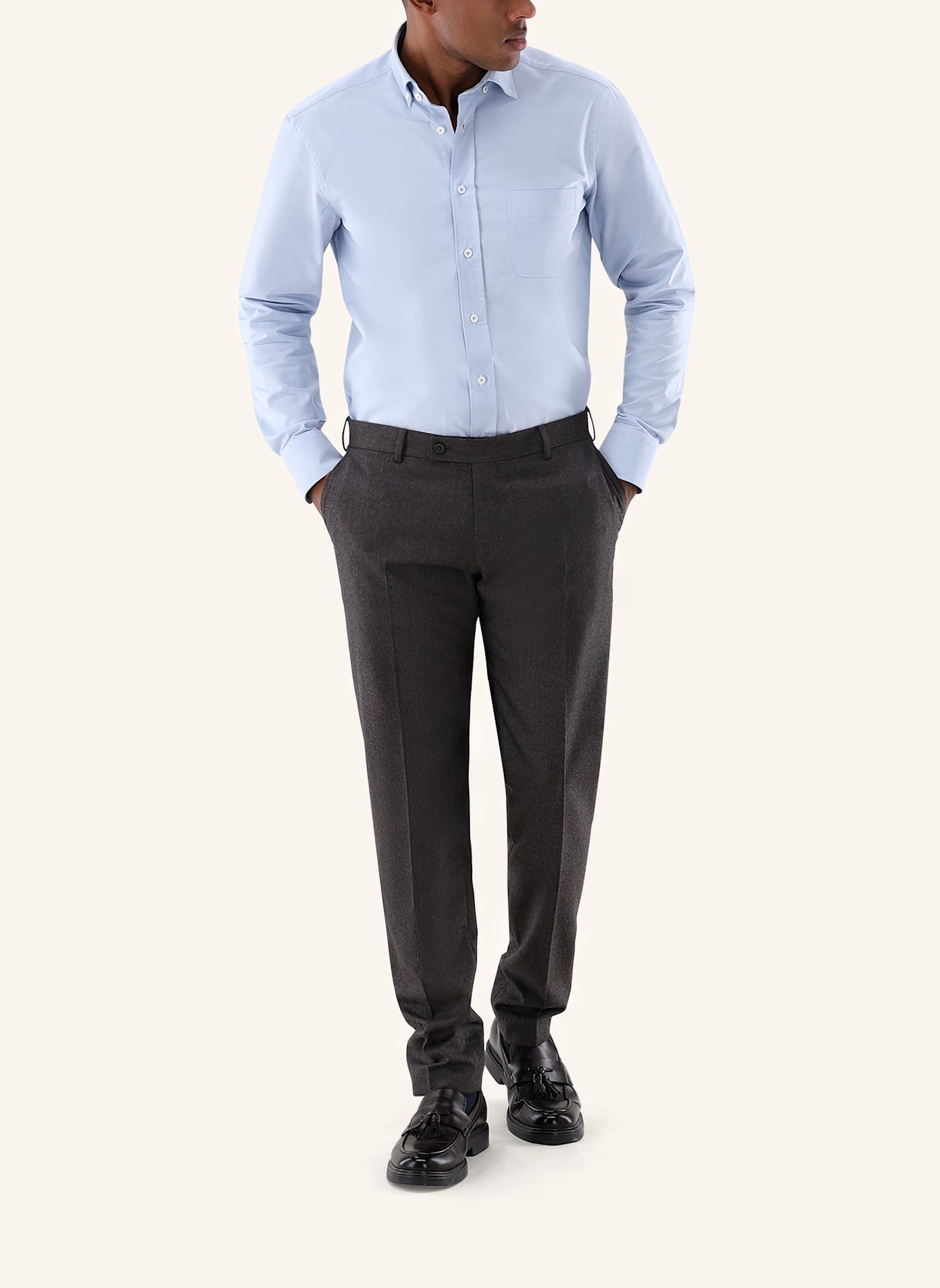 van Laack Hemd Tailor Fit: HELLBLAU