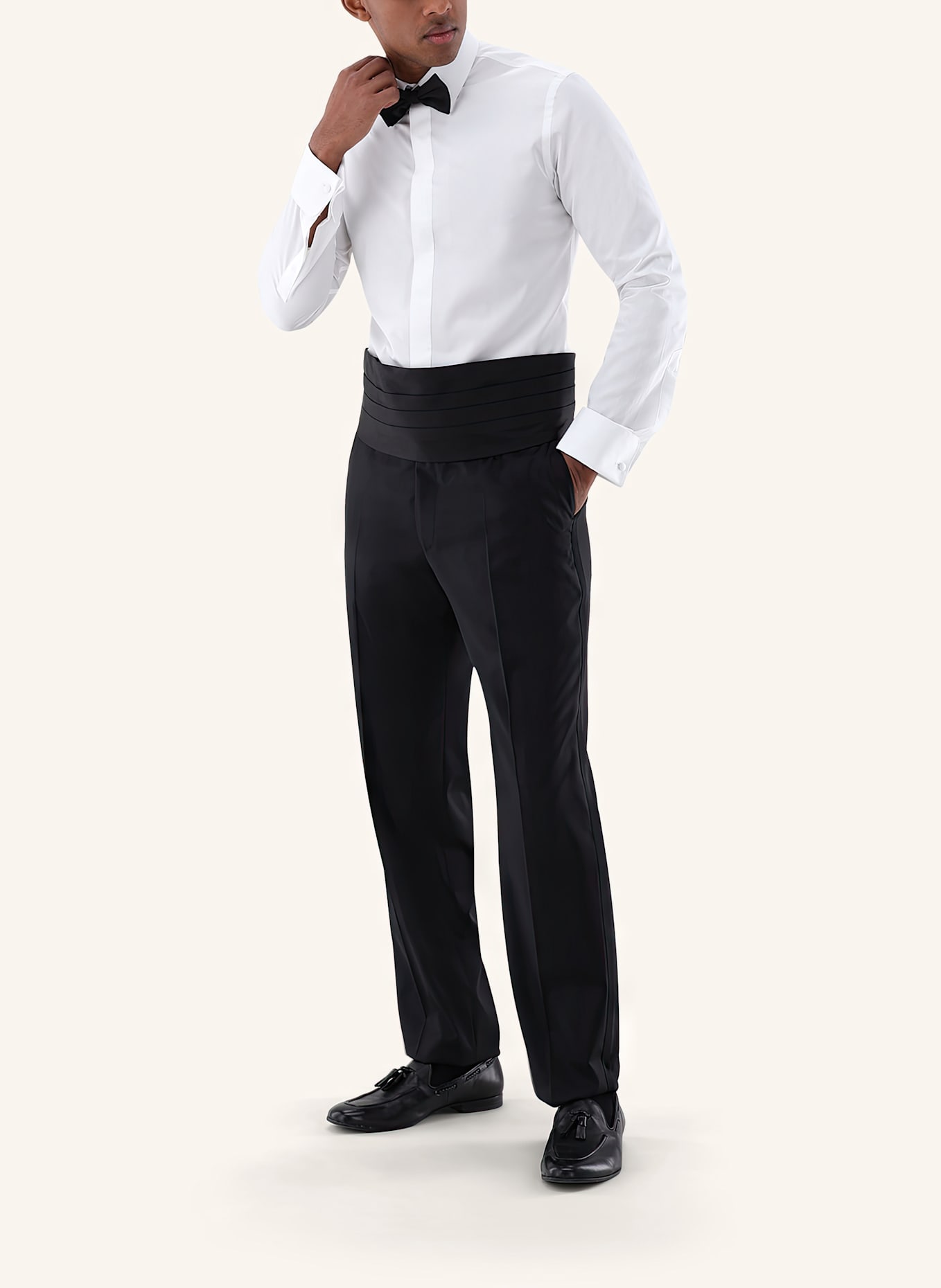 van Laack Hemd Slim Fit: WEISS