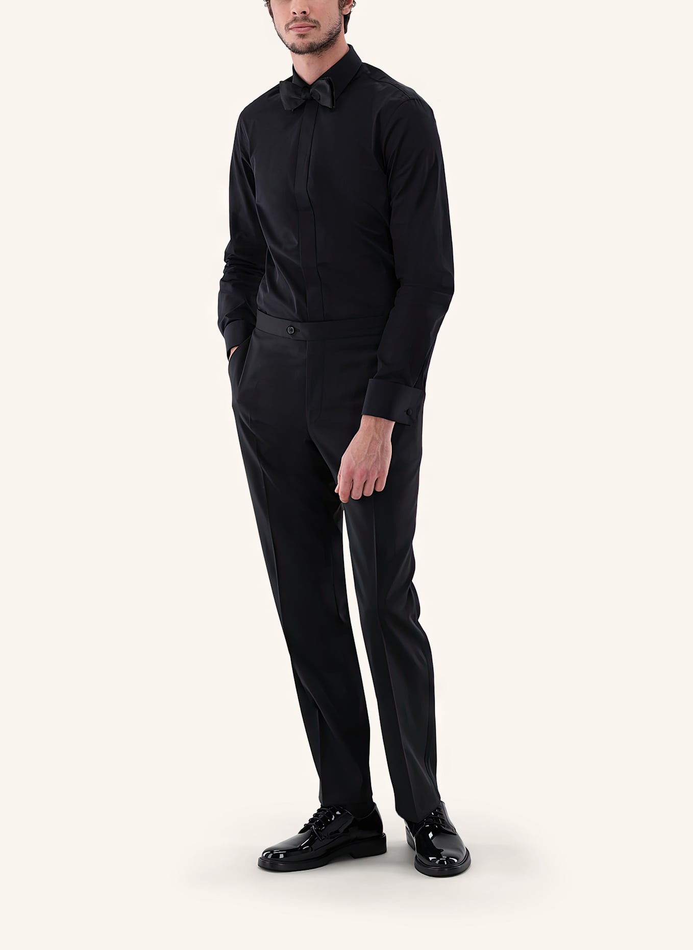 van Laack Hemd Slim Fit: SCHWARZ