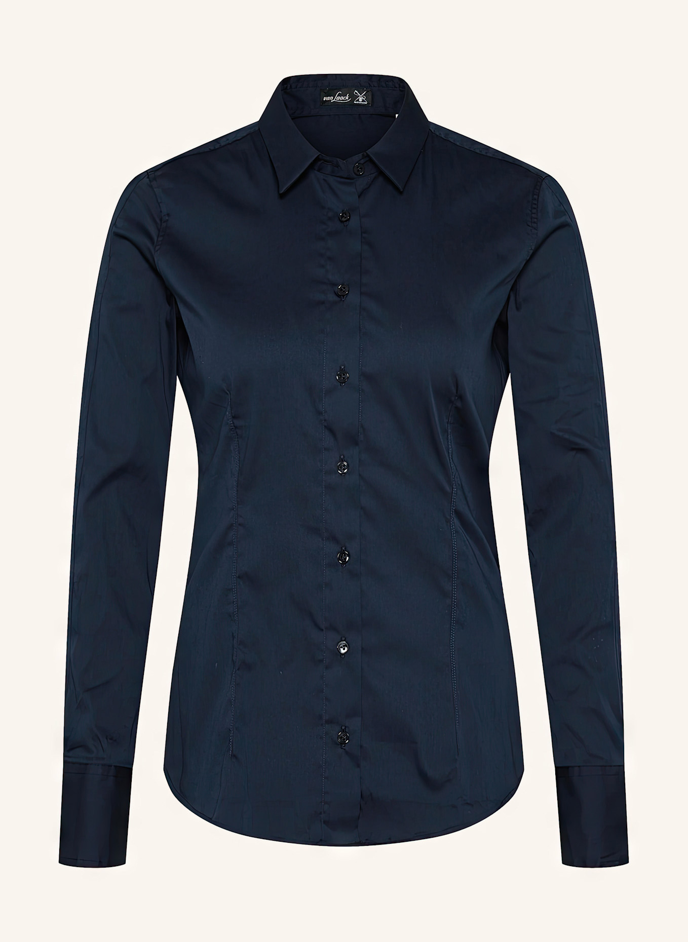 van Laack Bluse Modern Fit: DUNKELBLAU