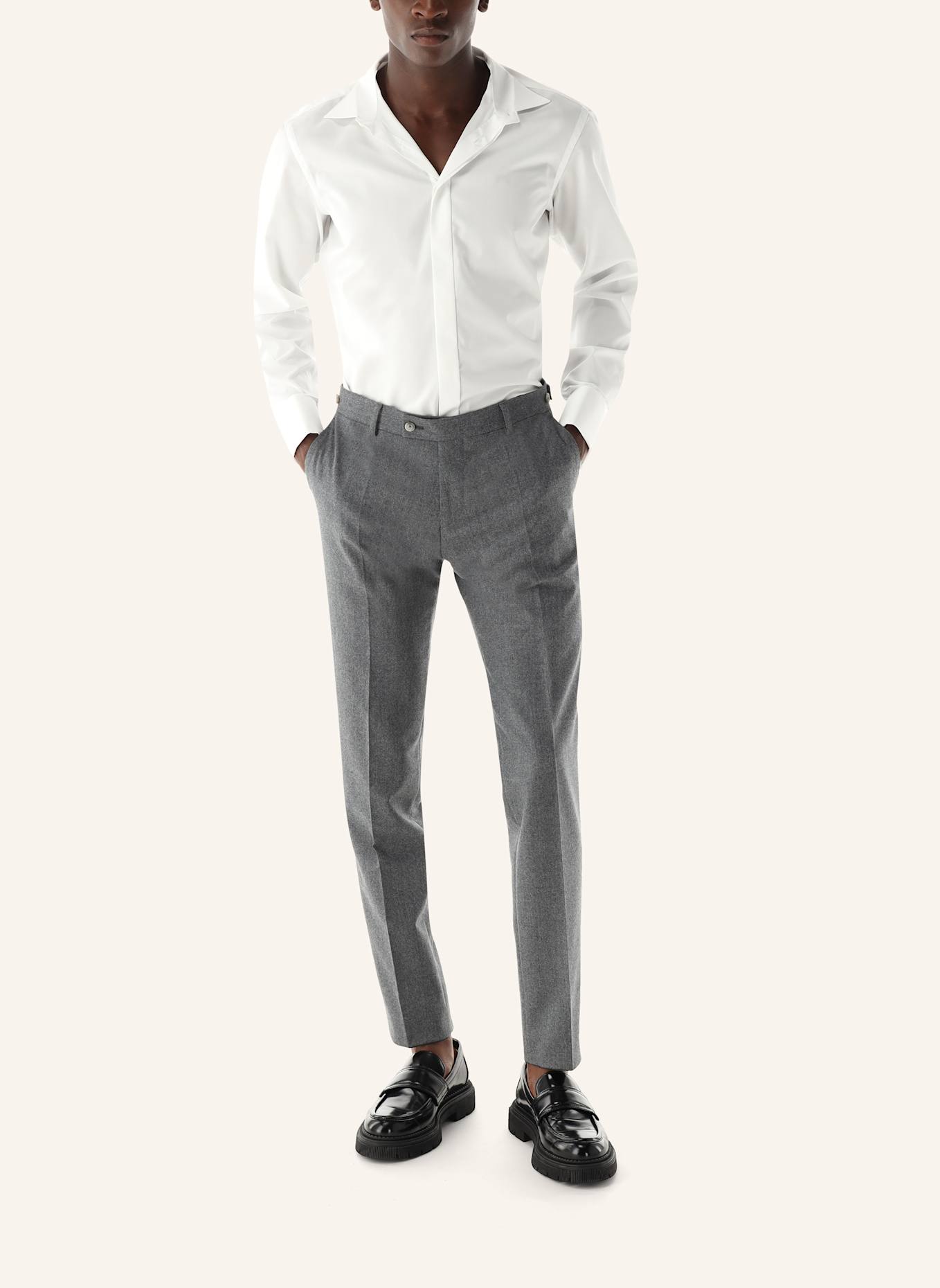 van Laack Hemd Tailor Fit: WEISS