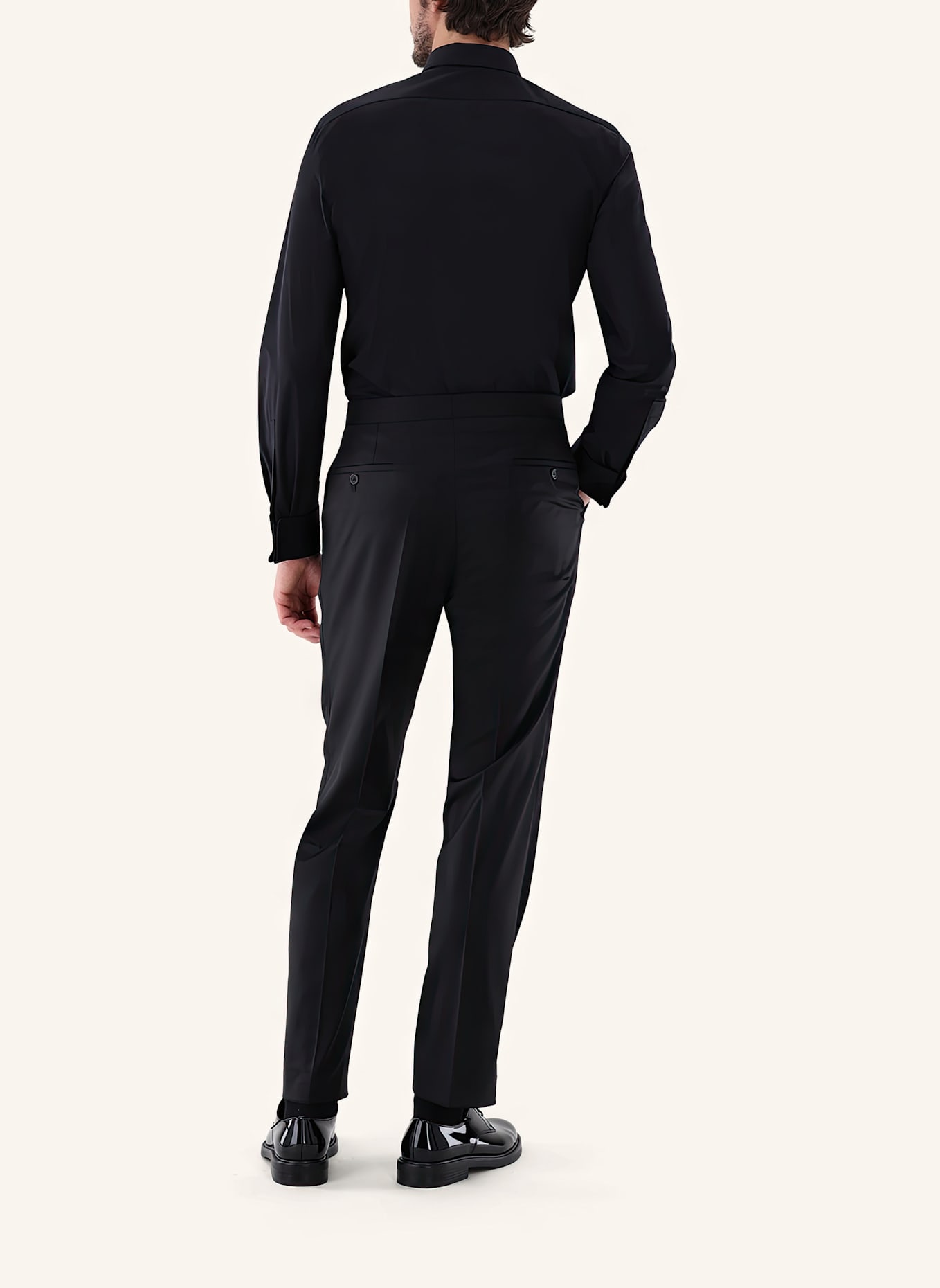 van Laack Hemd Slim Fit: SCHWARZ