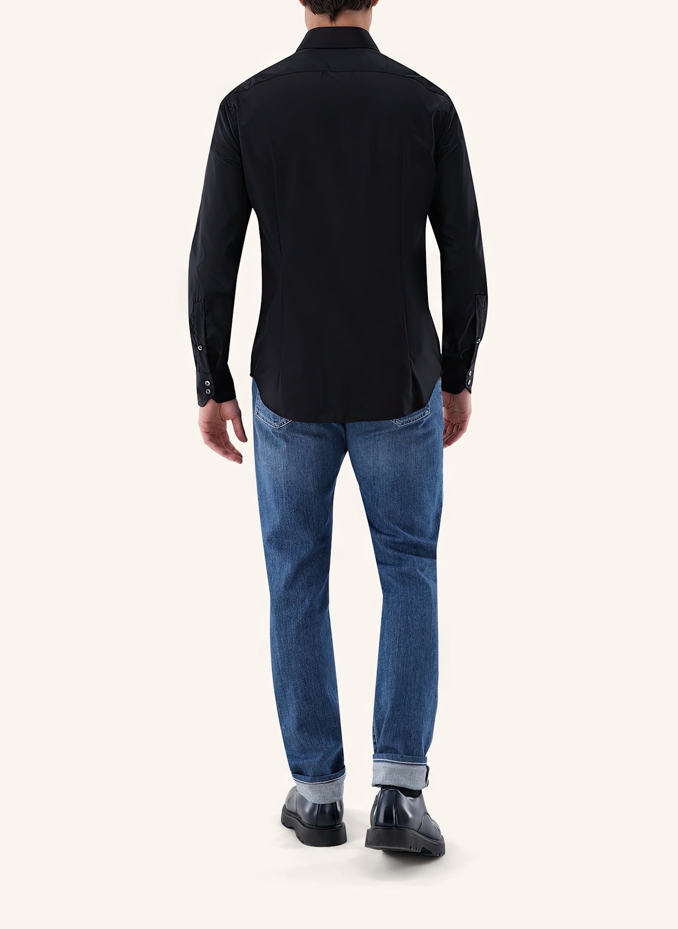 van Laack Hemd Tailor Fit: SCHWARZ