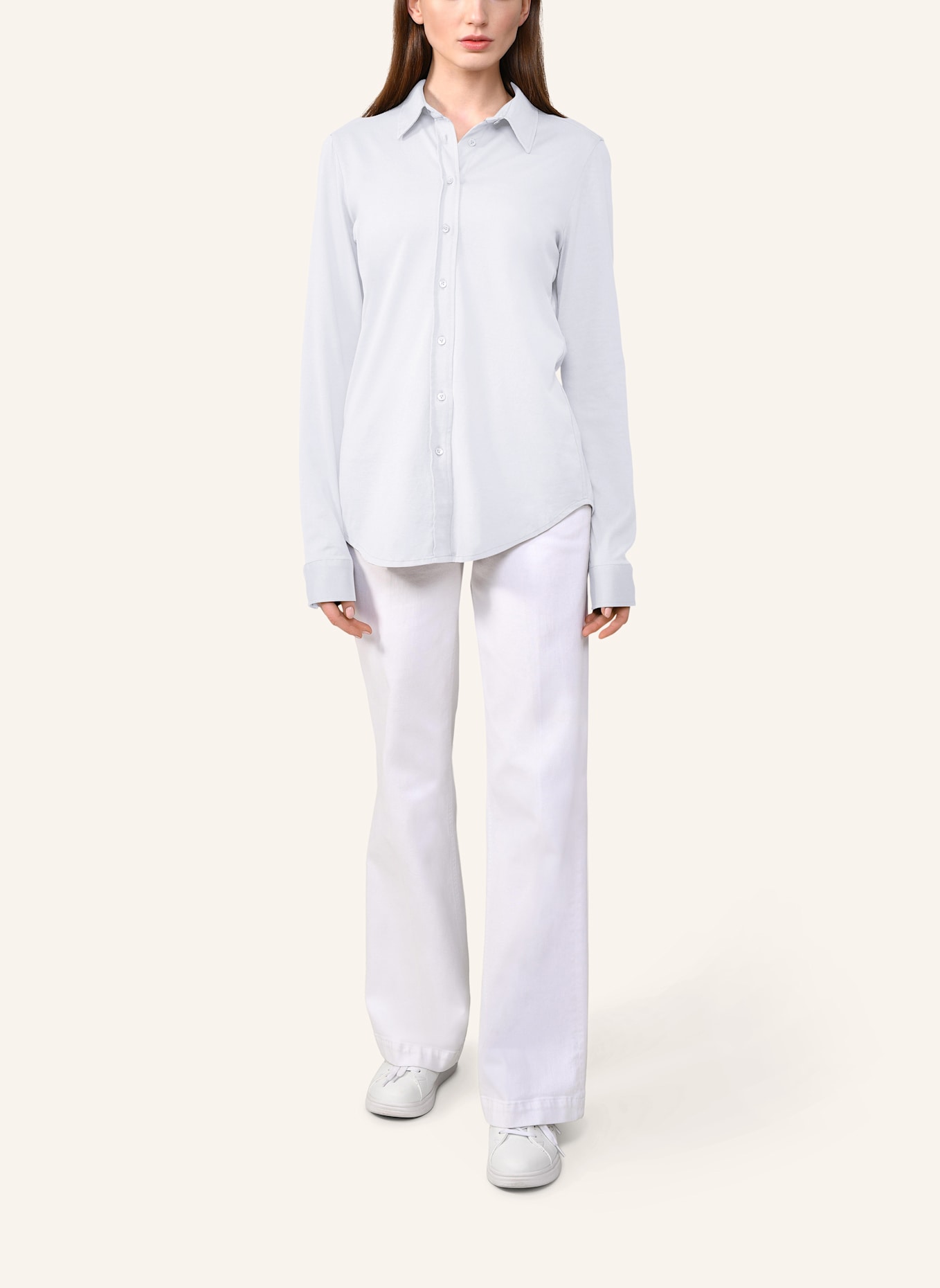 van Laack Bluse Modern Fit: WEISS