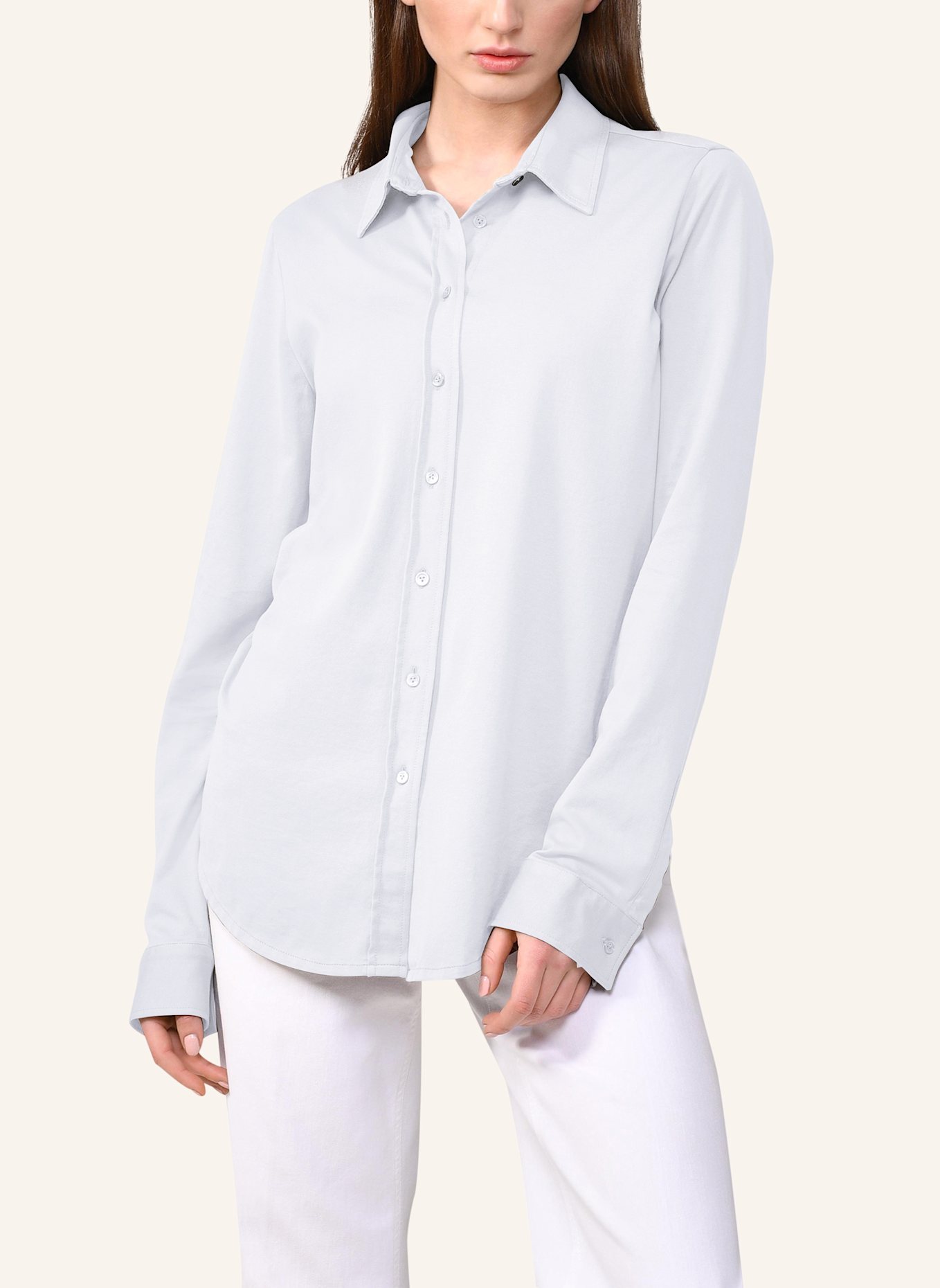van Laack Bluse Modern Fit: WEISS