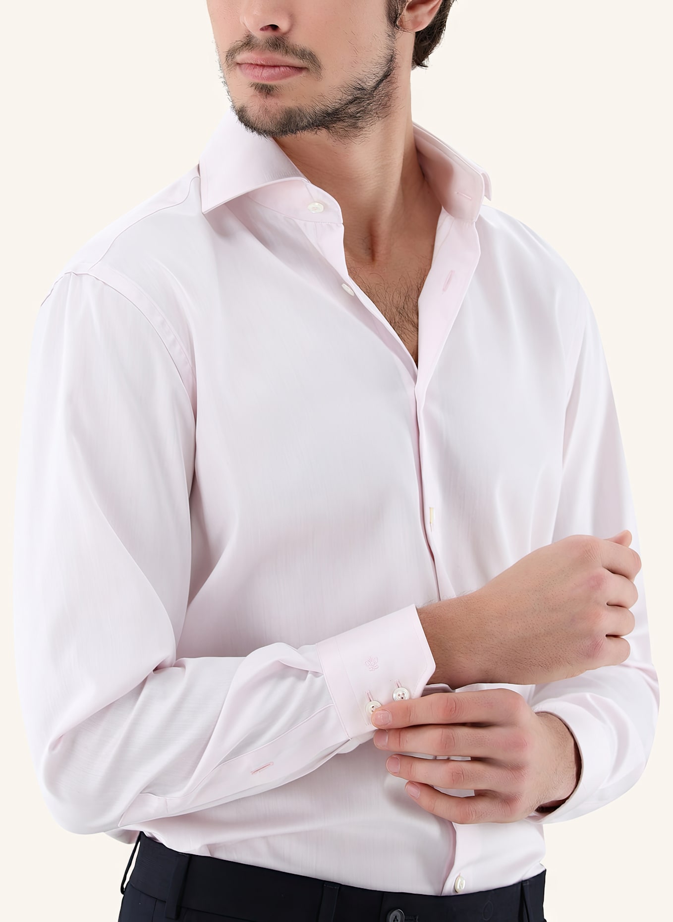 van Laack Hemd Tailor Fit: ROT