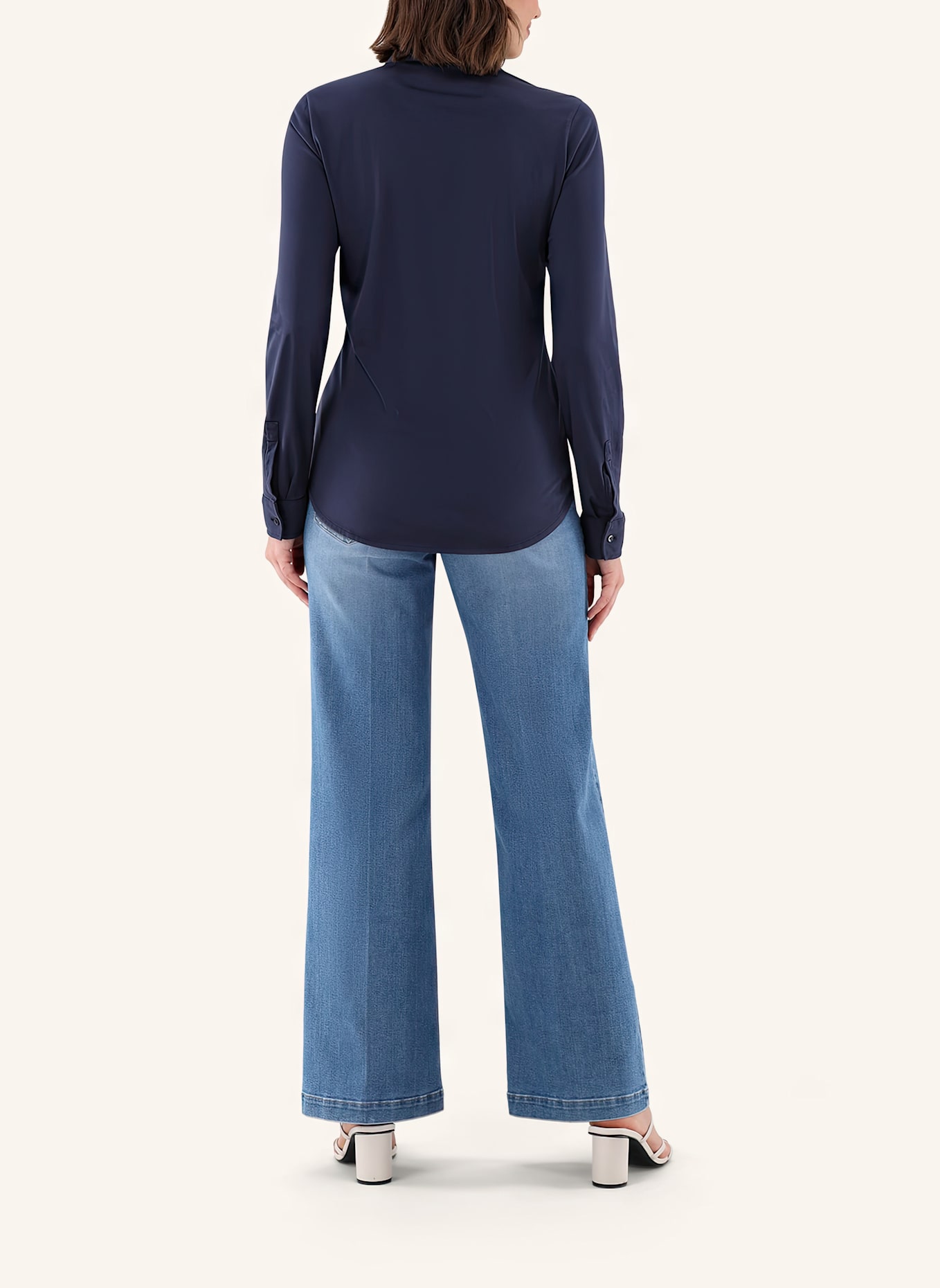 van Laack Bluse Modern Fit: DUNKELBLAU