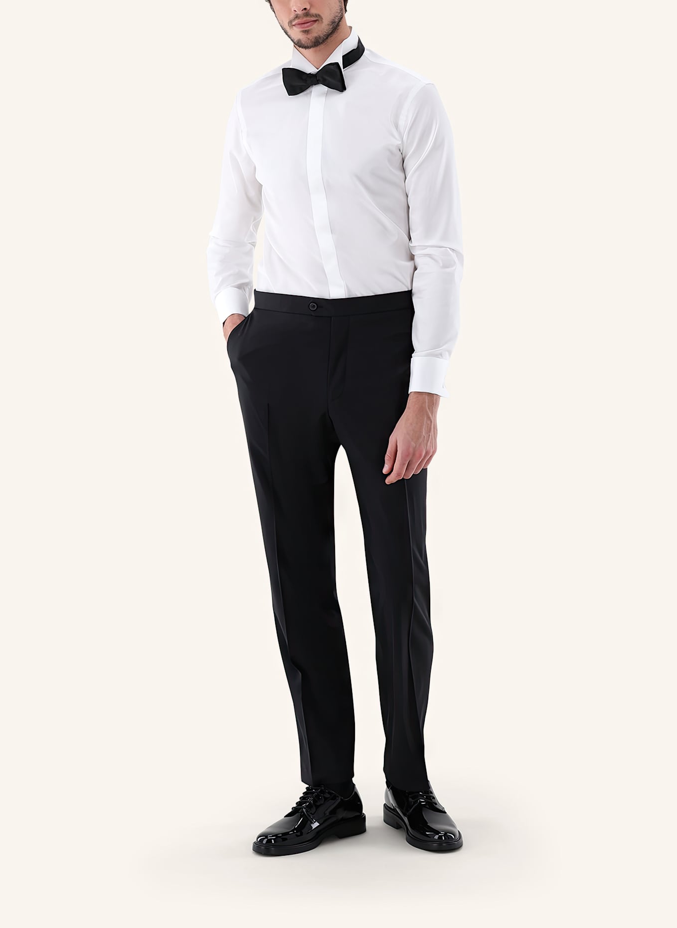 van Laack Hemd Slim Fit: WEISS