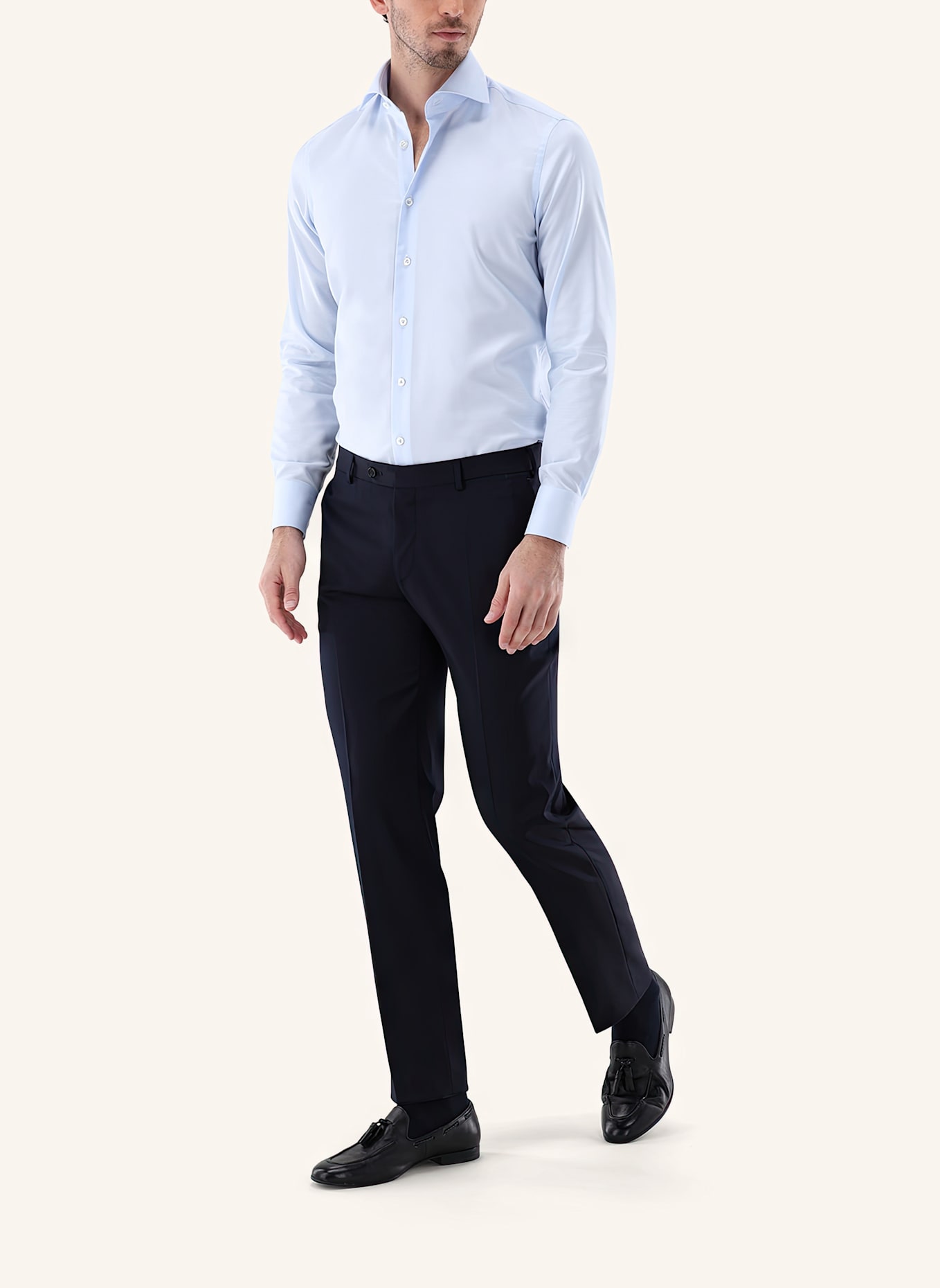 van Laack Hemd Tailor Fit: HELLBLAU