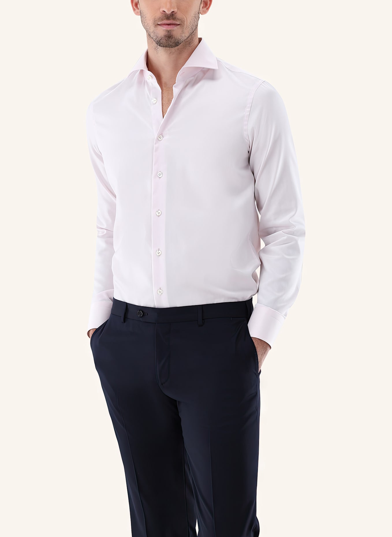 van Laack Hemd Slim Fit: ROT