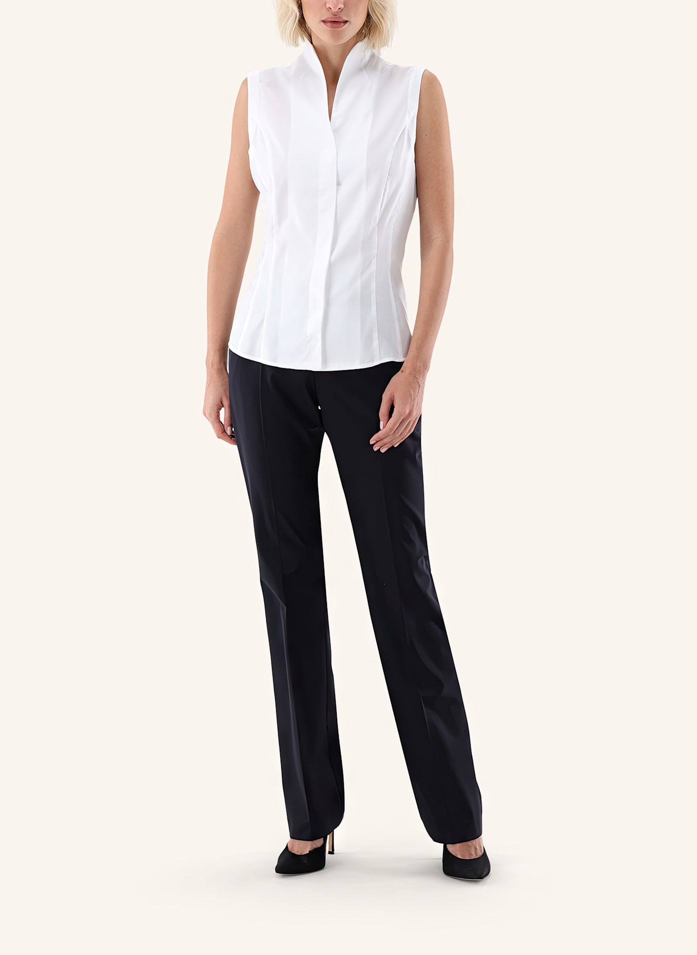 van Laack Bluse Modern Fit: WEISS