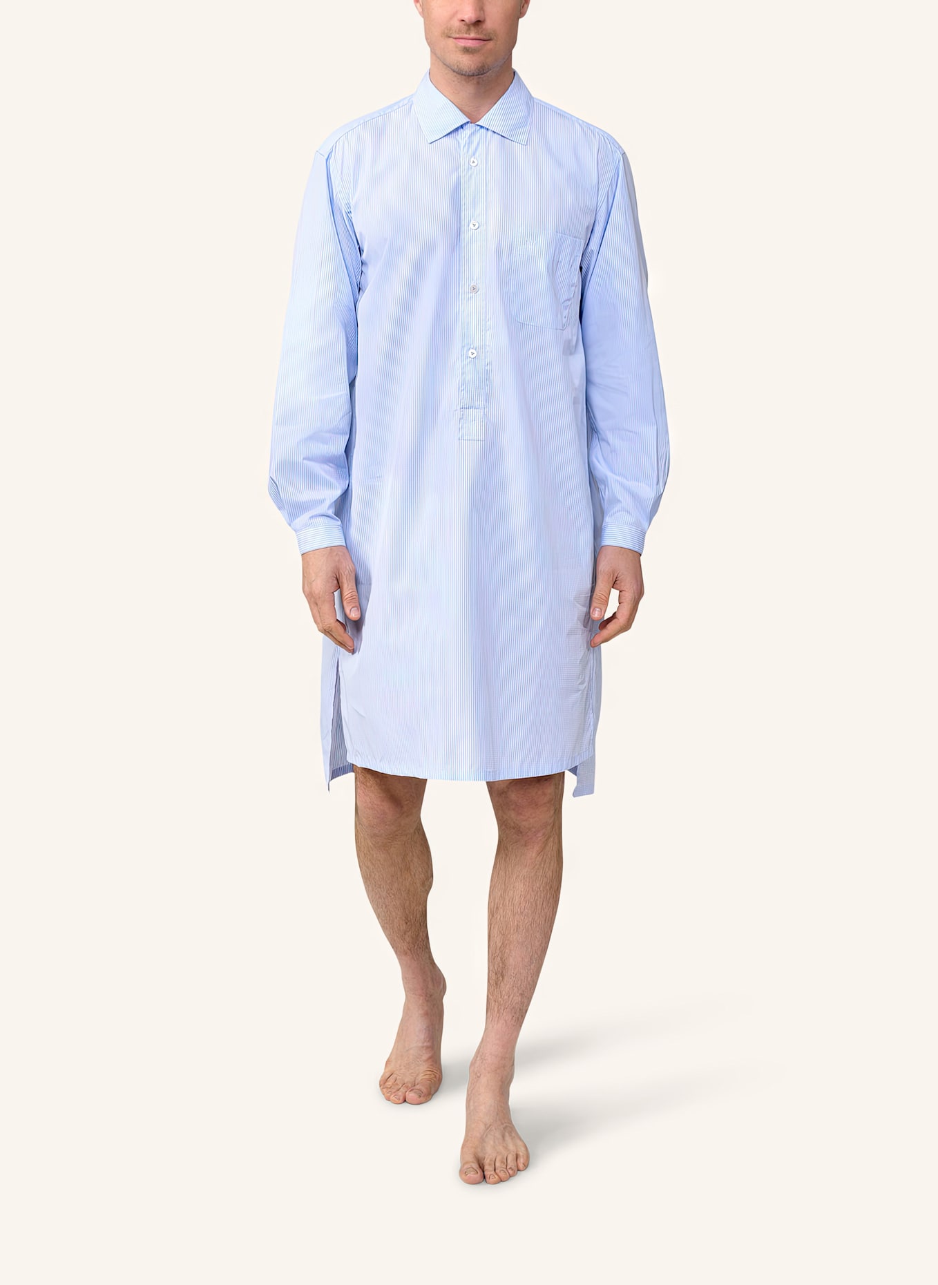 van Laack Schlafshirt: BLAU