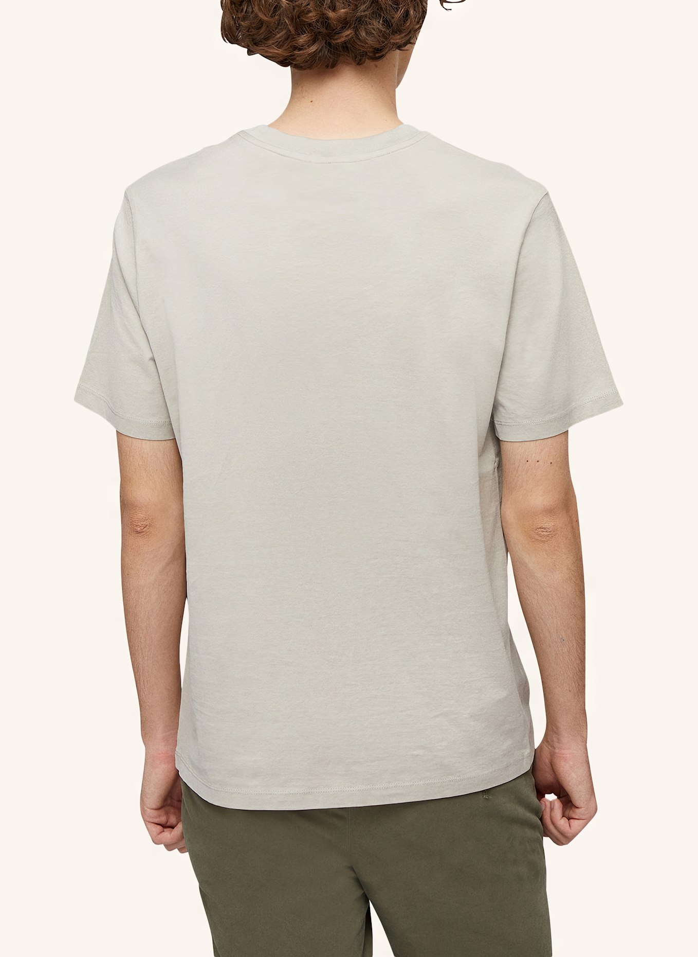 van Laack T-Shirt Modern Fit: BEIGE/ BRAUN