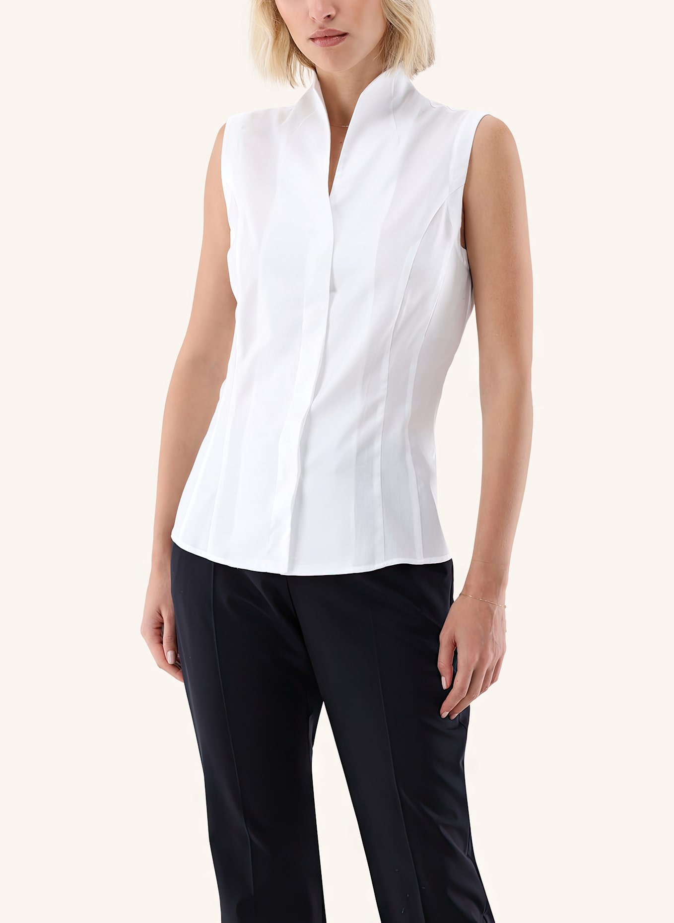 van Laack Bluse Modern Fit: WEISS