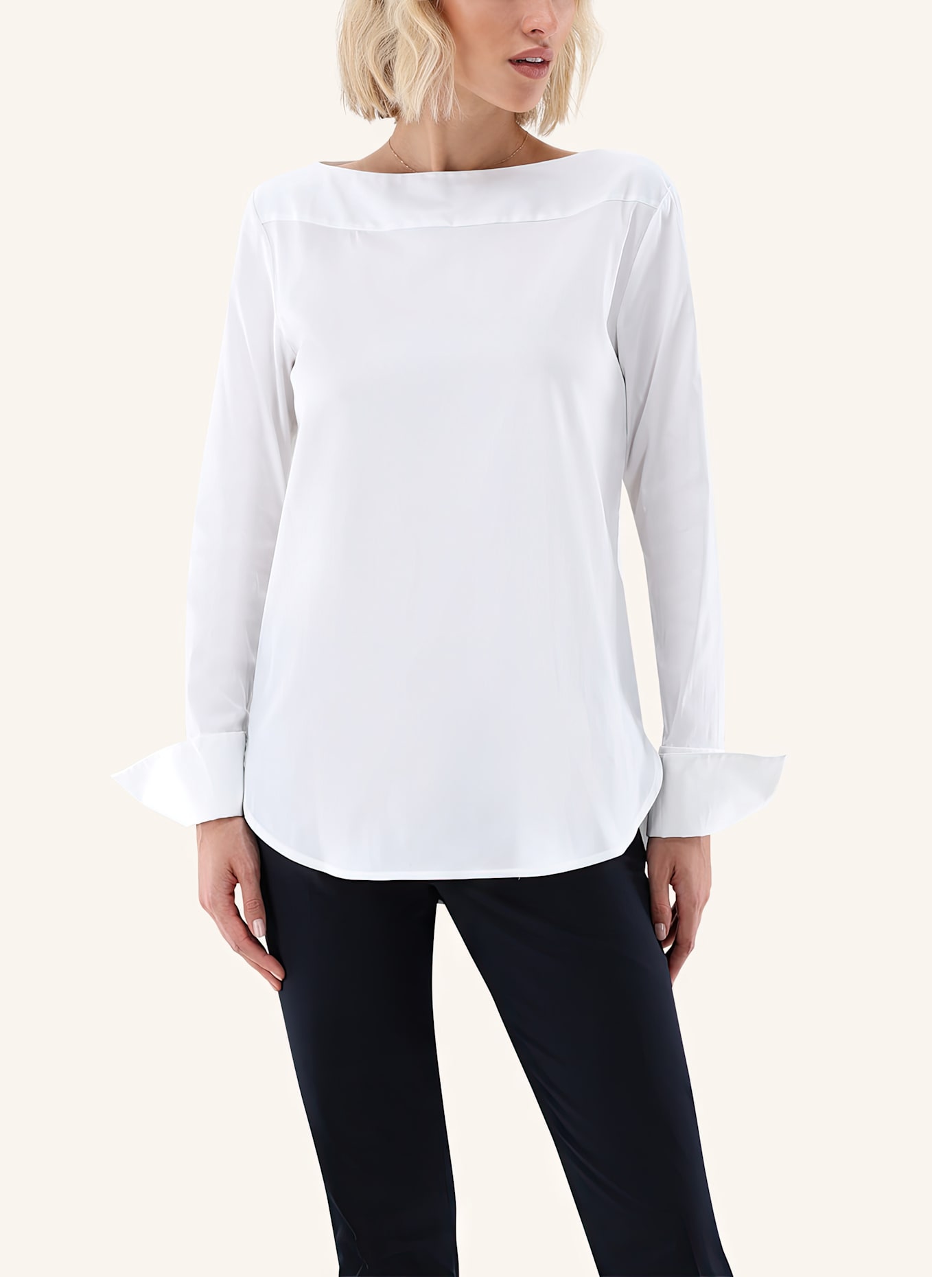 van Laack Bluse Modern Fit: WEISS