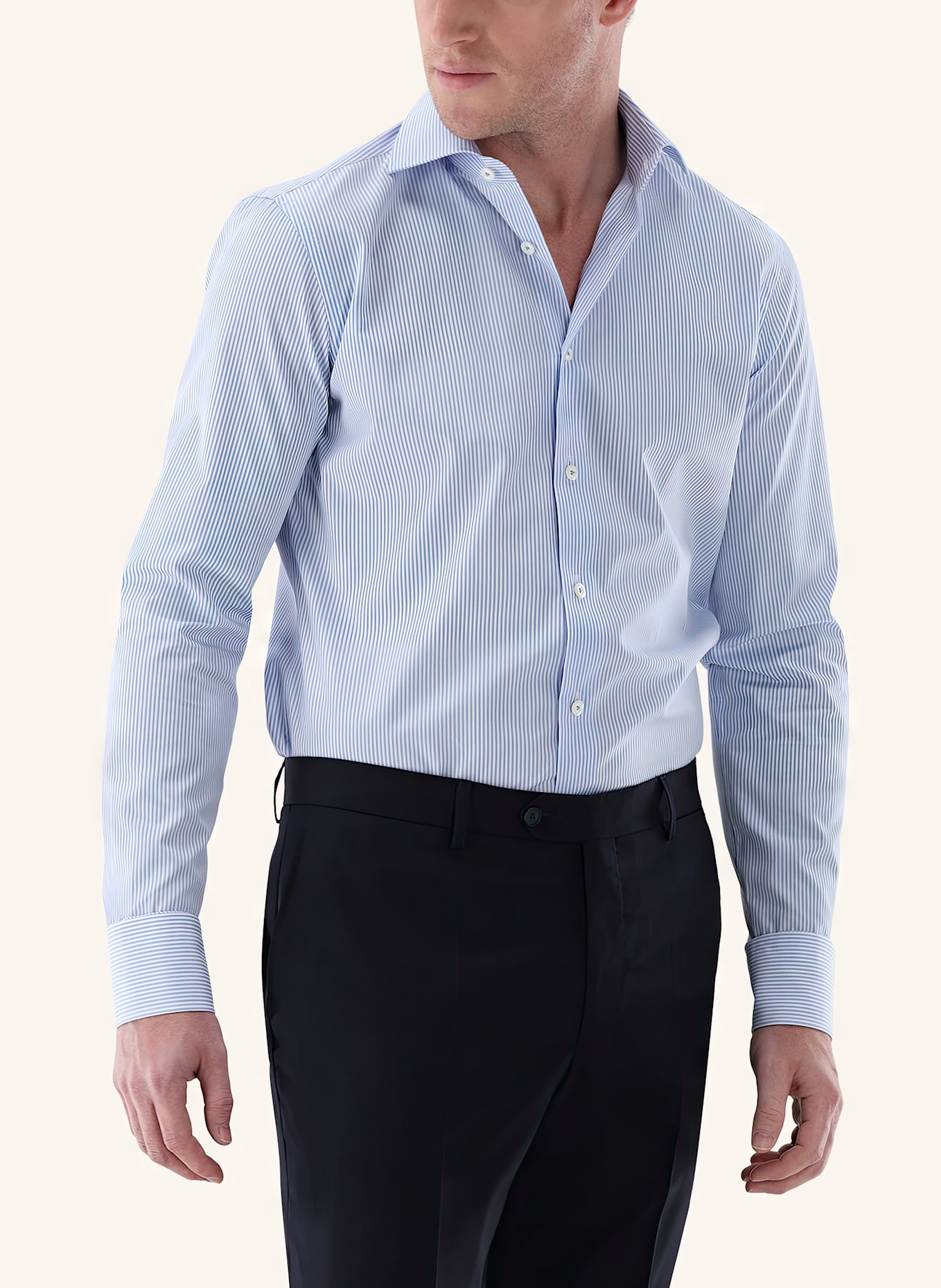 van Laack Hemd Slim Fit: BLAU