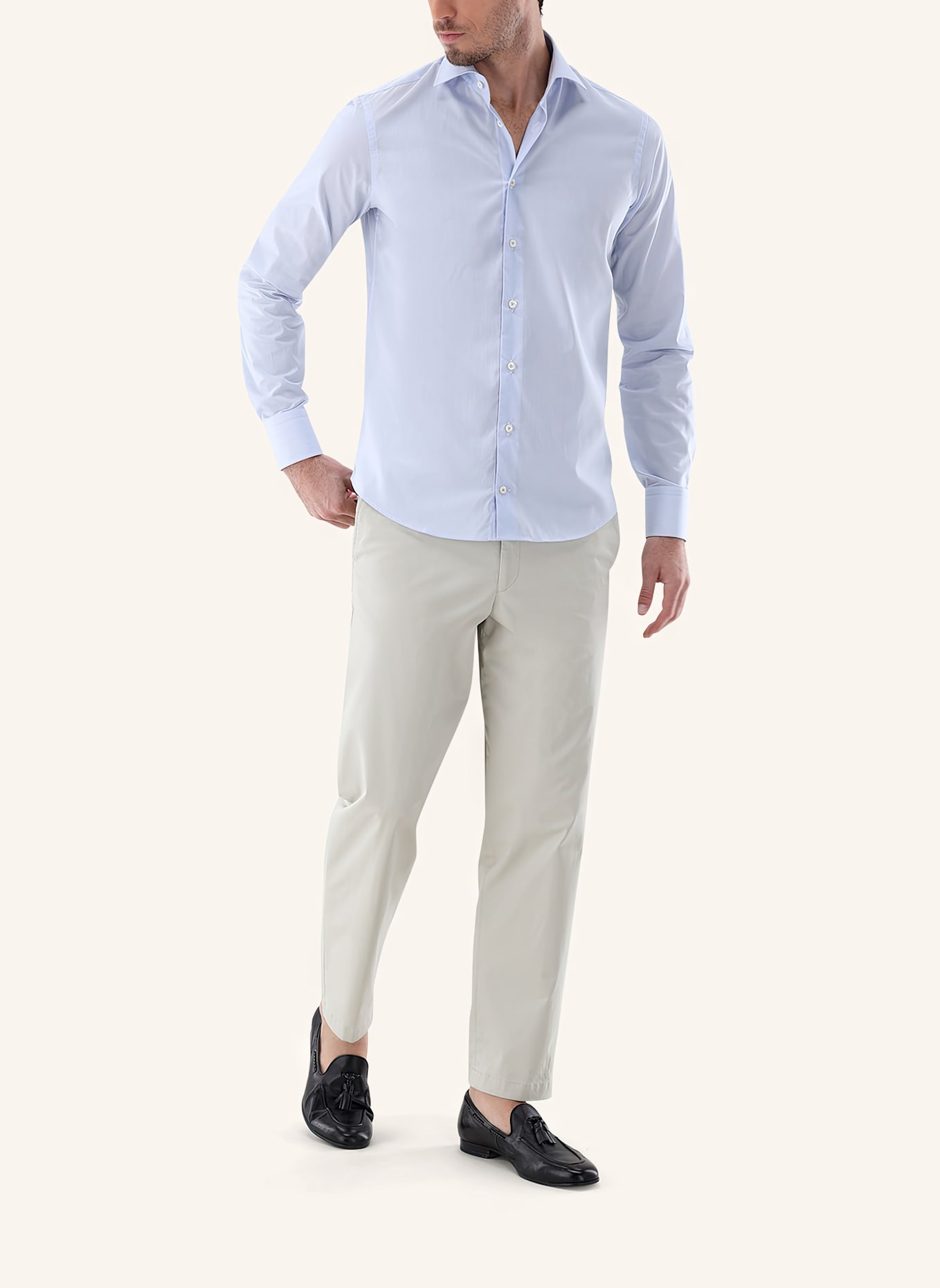 van Laack Hemd Slim Fit: BLAU