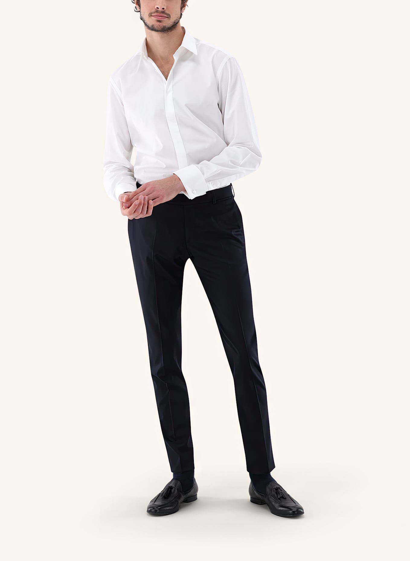 van Laack Hemd Tailor Fit: BEIGE