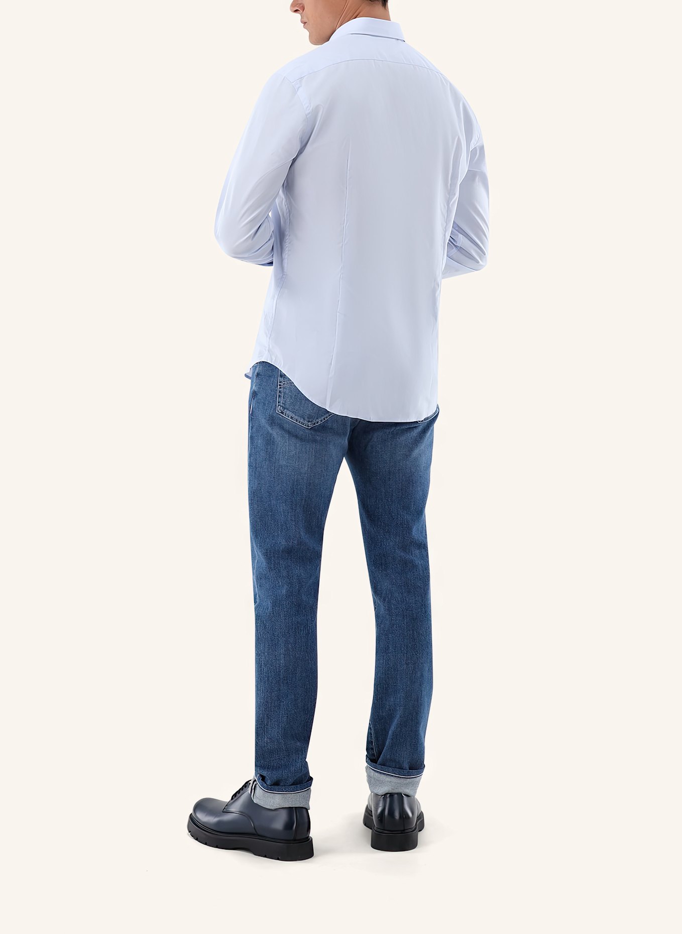 van Laack Hemd Tailor Fit: BLAU