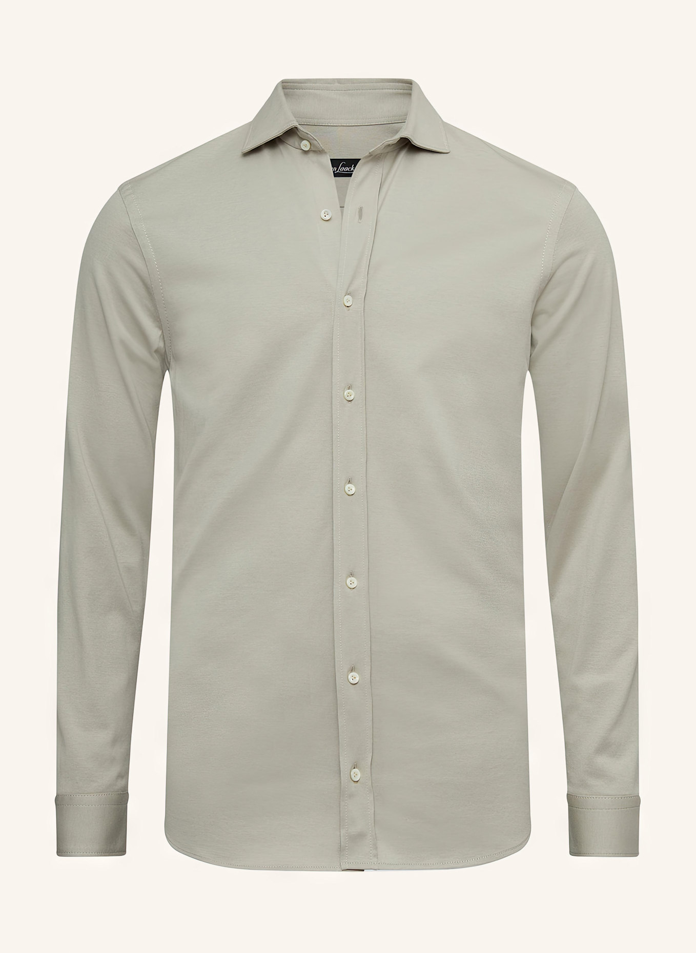 van Laack Hemd Slim Fit: BEIGE/ BRAUN