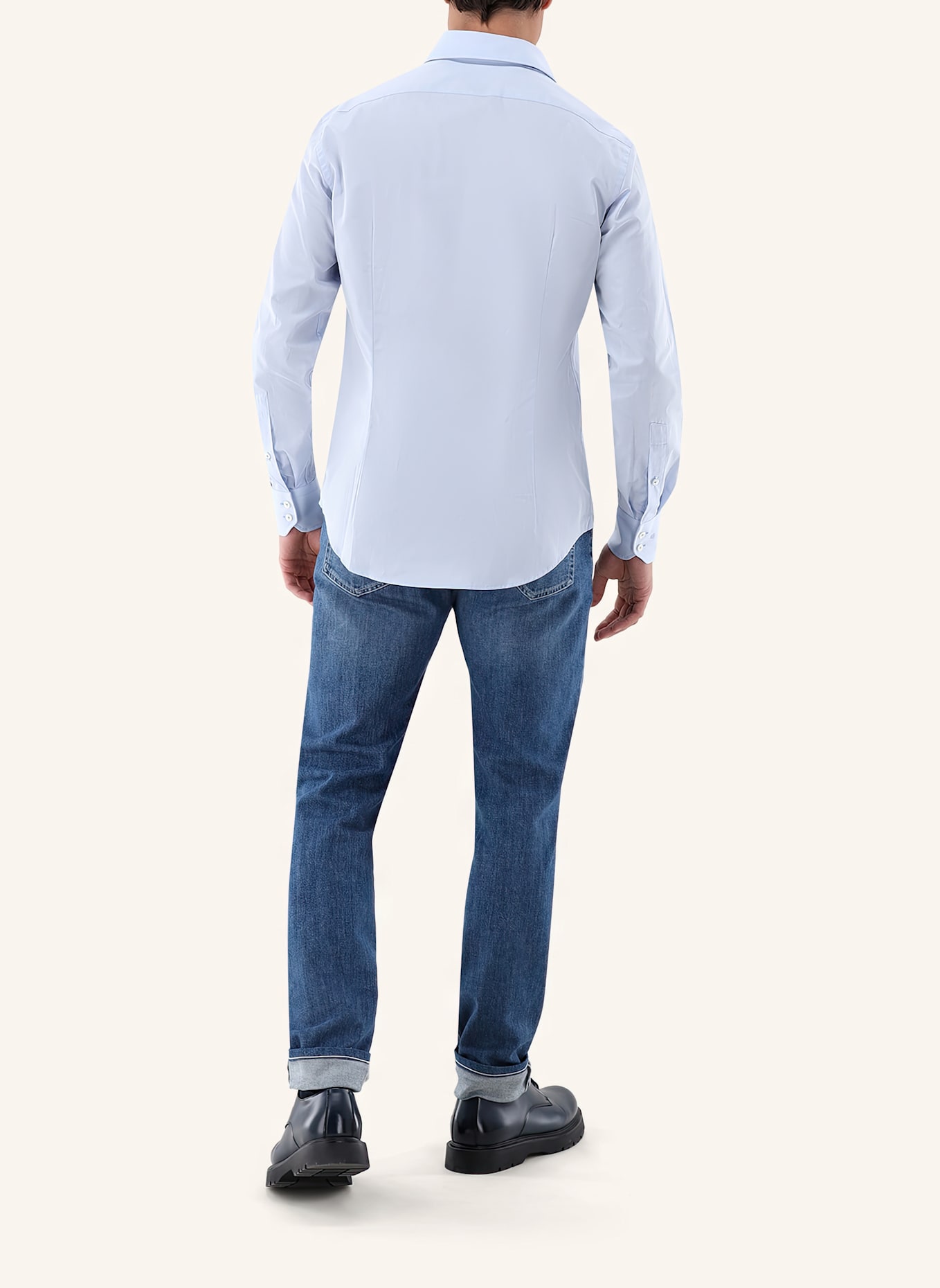 van Laack Hemd Tailor Fit: BLAU