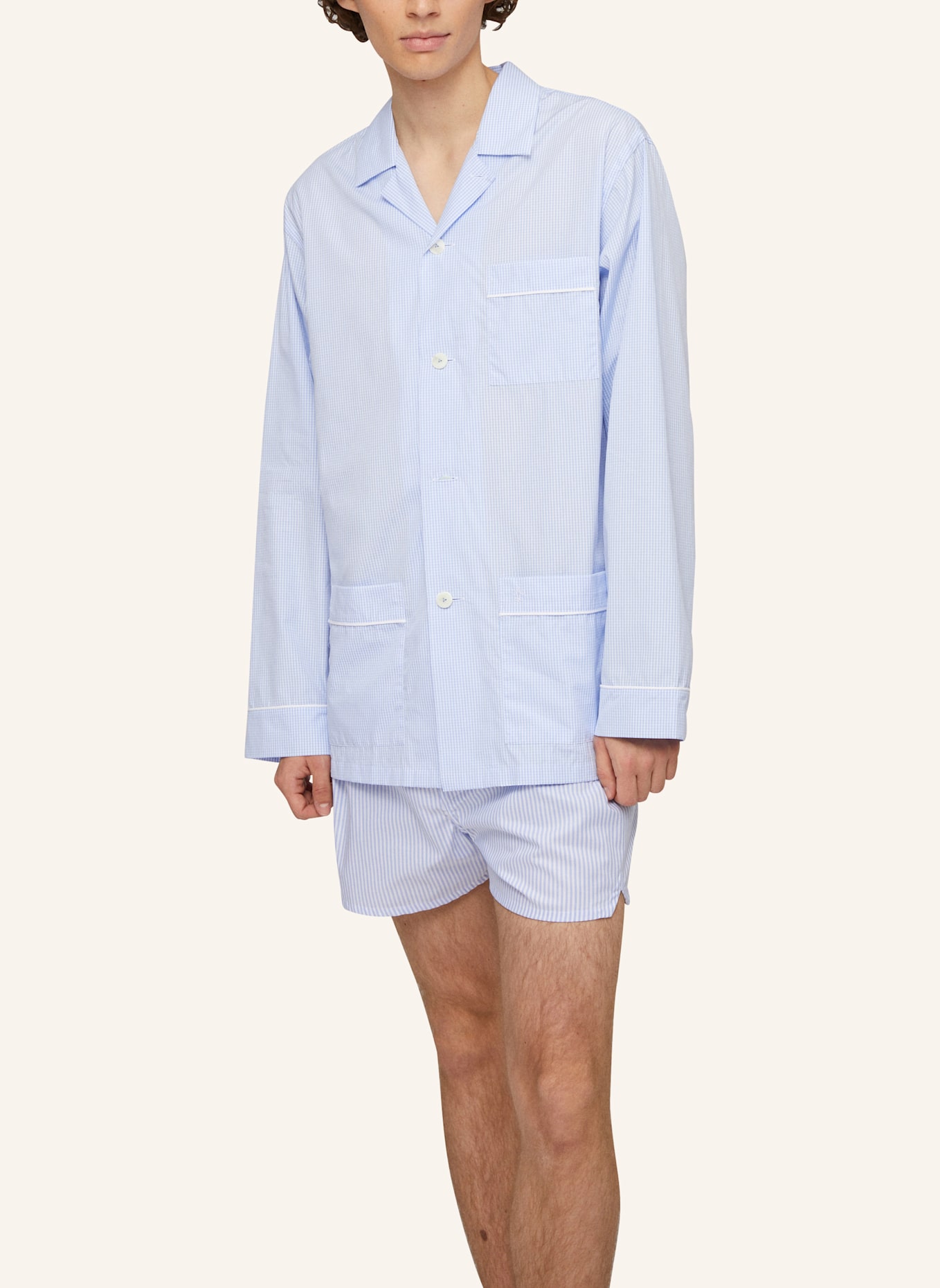 van Laack Schlafanzug: BLAU