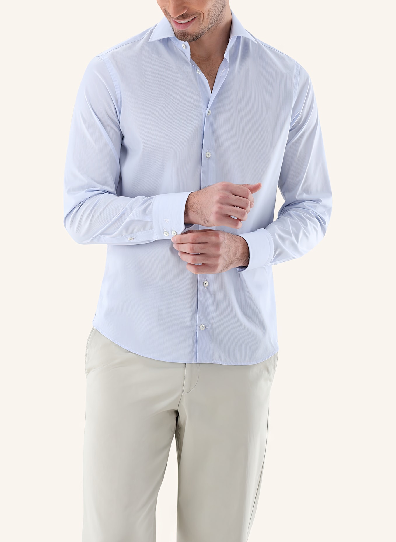 van Laack Hemd Slim Fit: BLAU