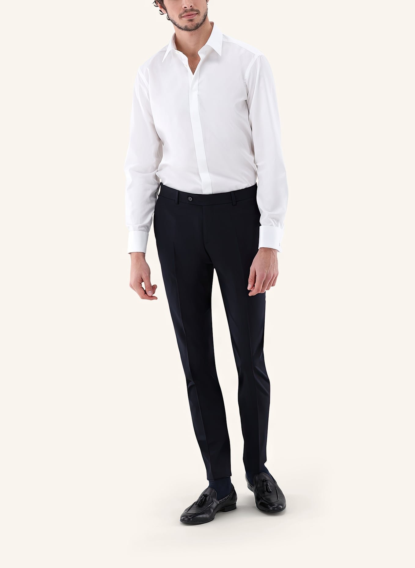 van Laack Hemd Tailor Fit: WEISS