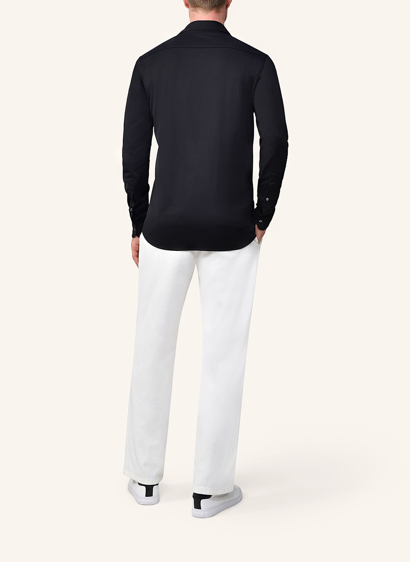 van Laack Hemd Slim Fit: SCHWARZ