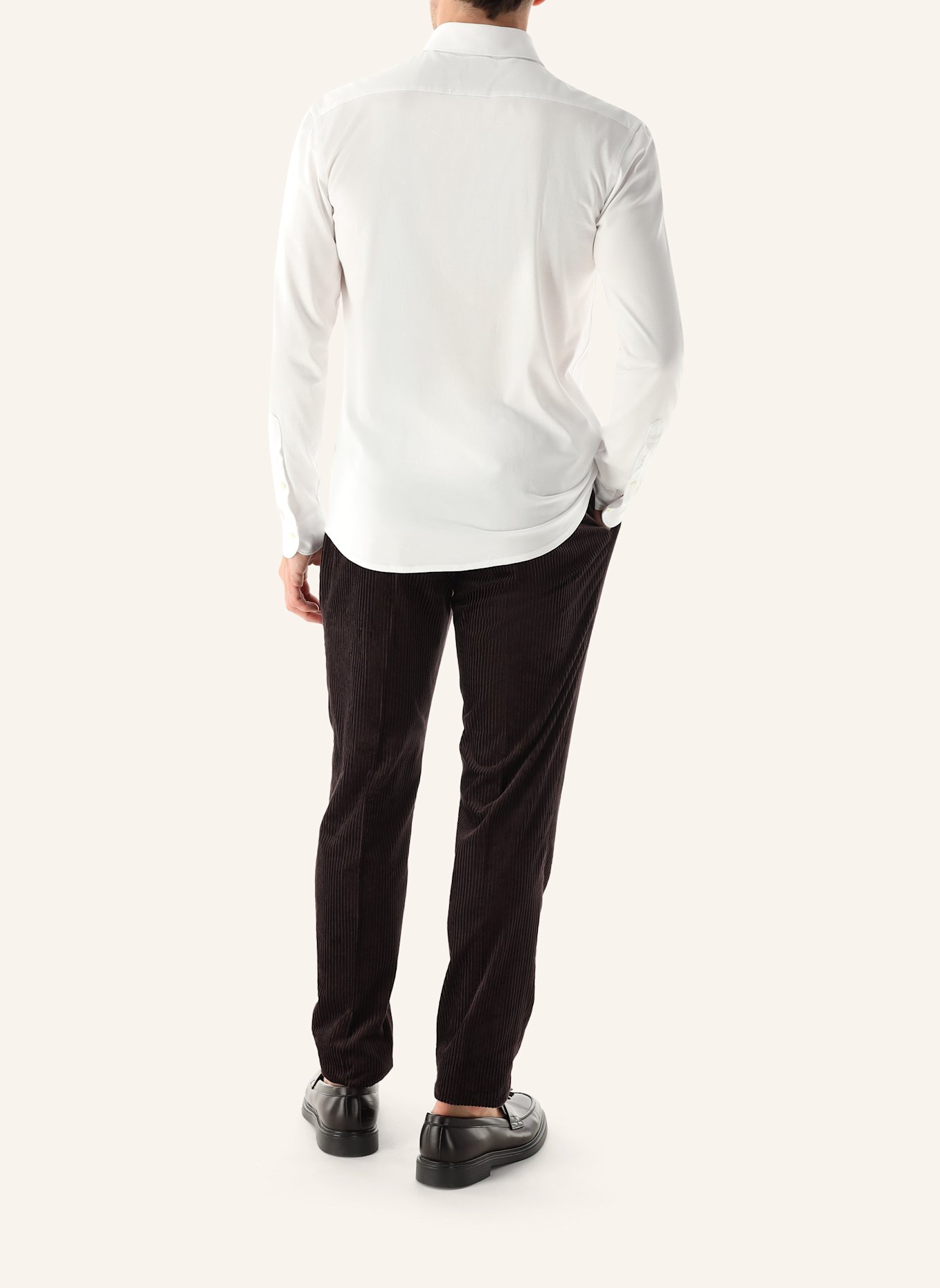 van Laack Hemd Slim Fit: WEISS