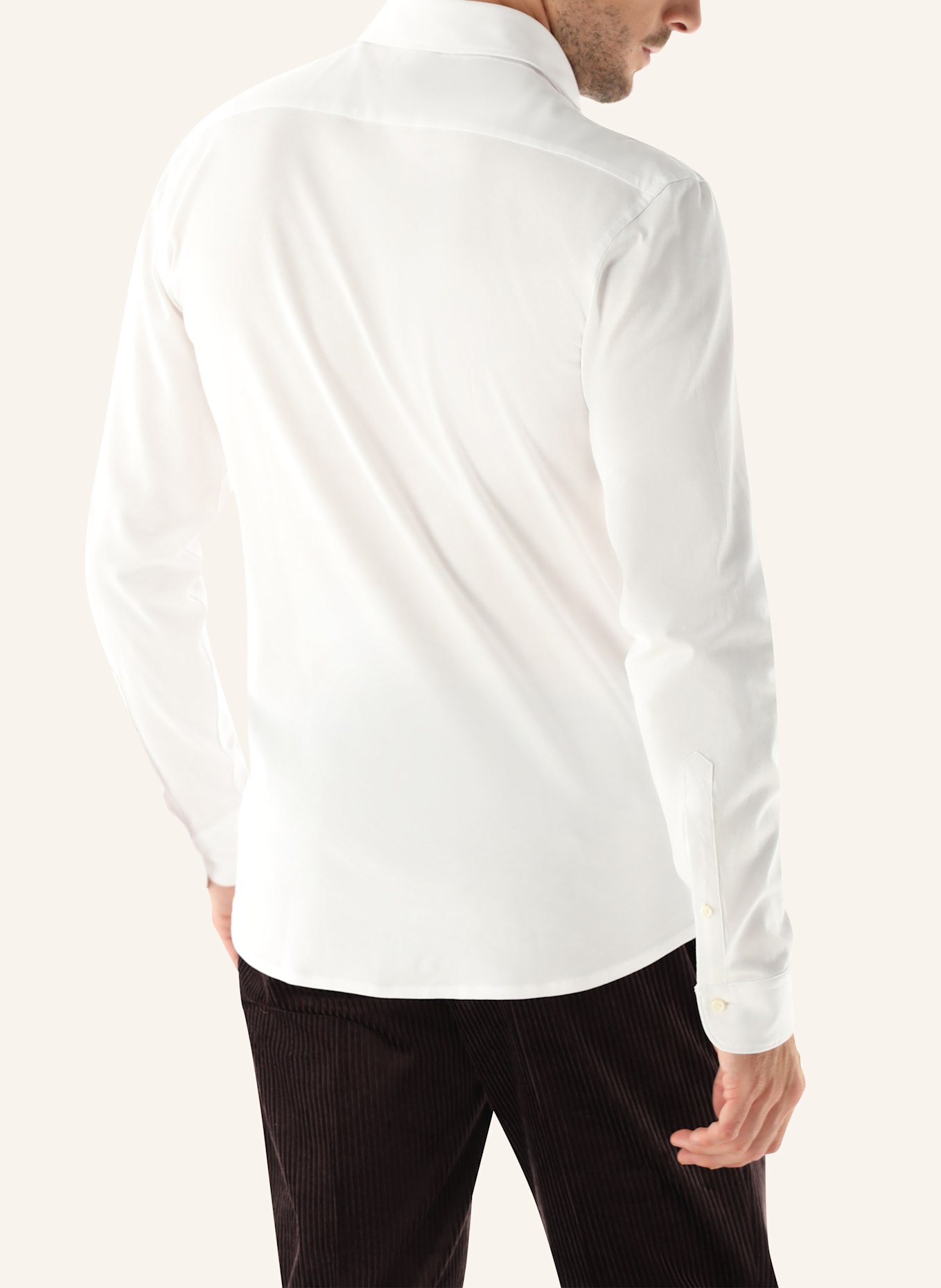 van Laack Hemd Slim Fit: WEISS
