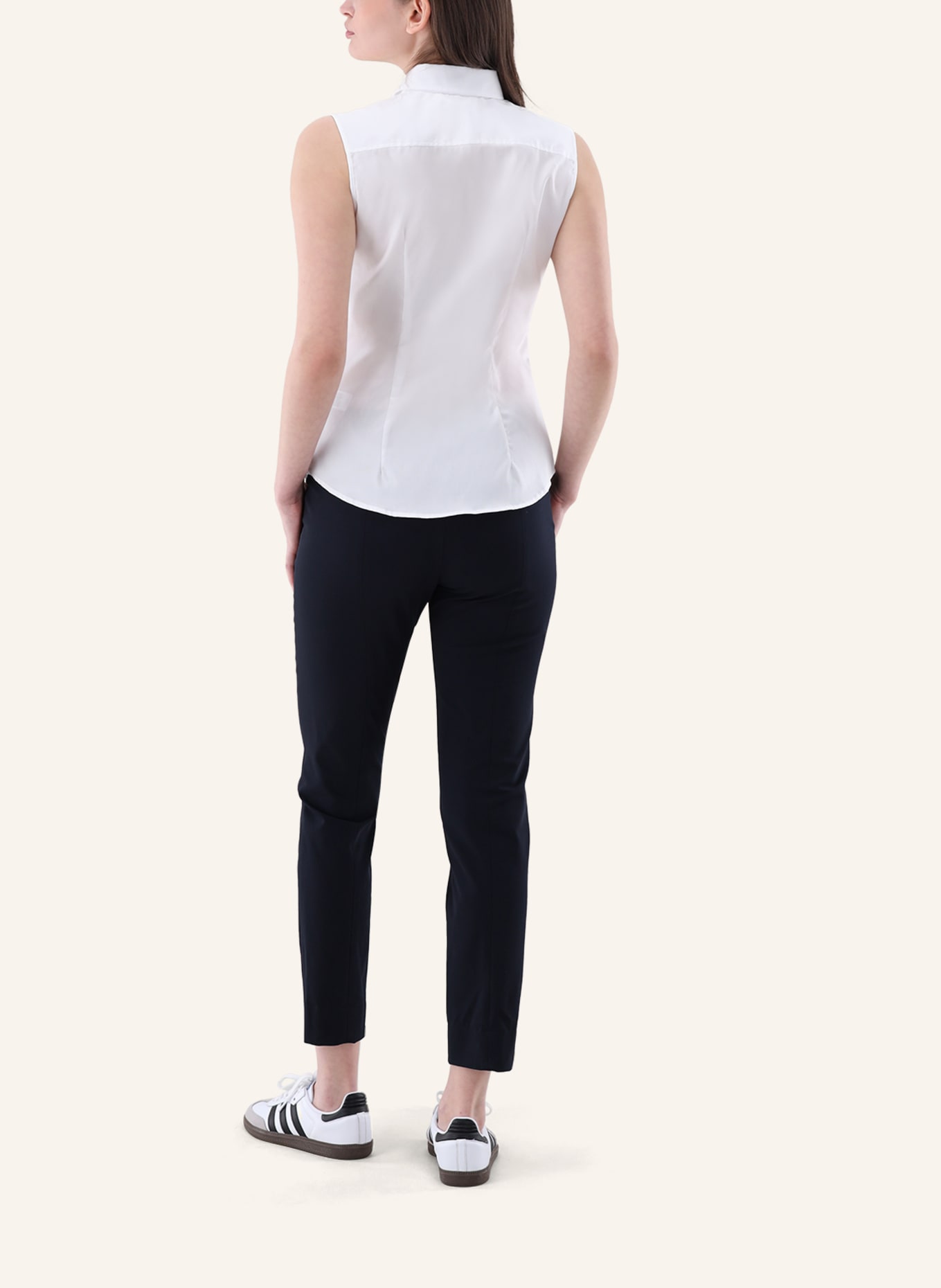 van Laack Bluse Slim Fit: WEISS