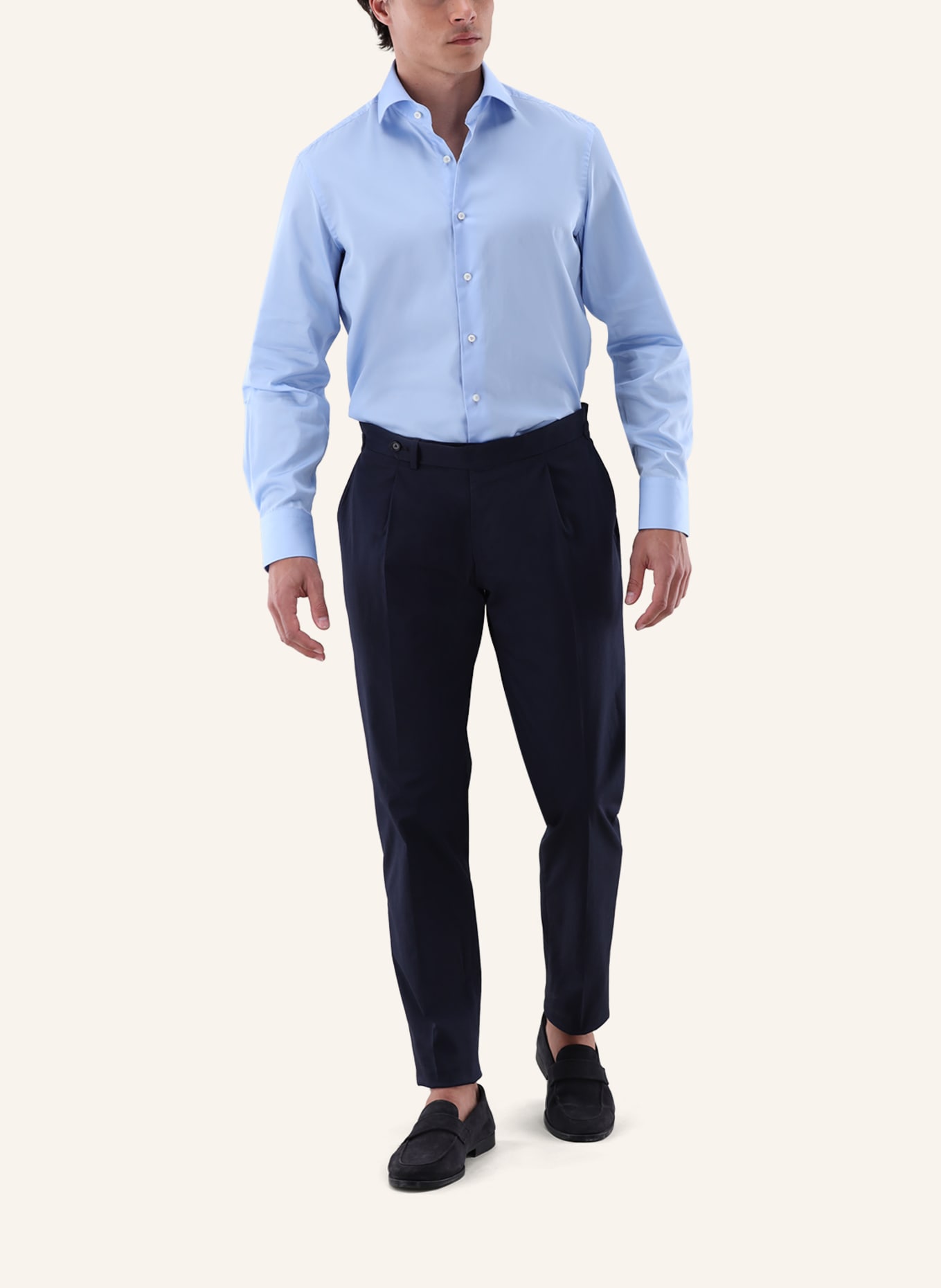 van Laack Hemd Tailor Fit: BLAU