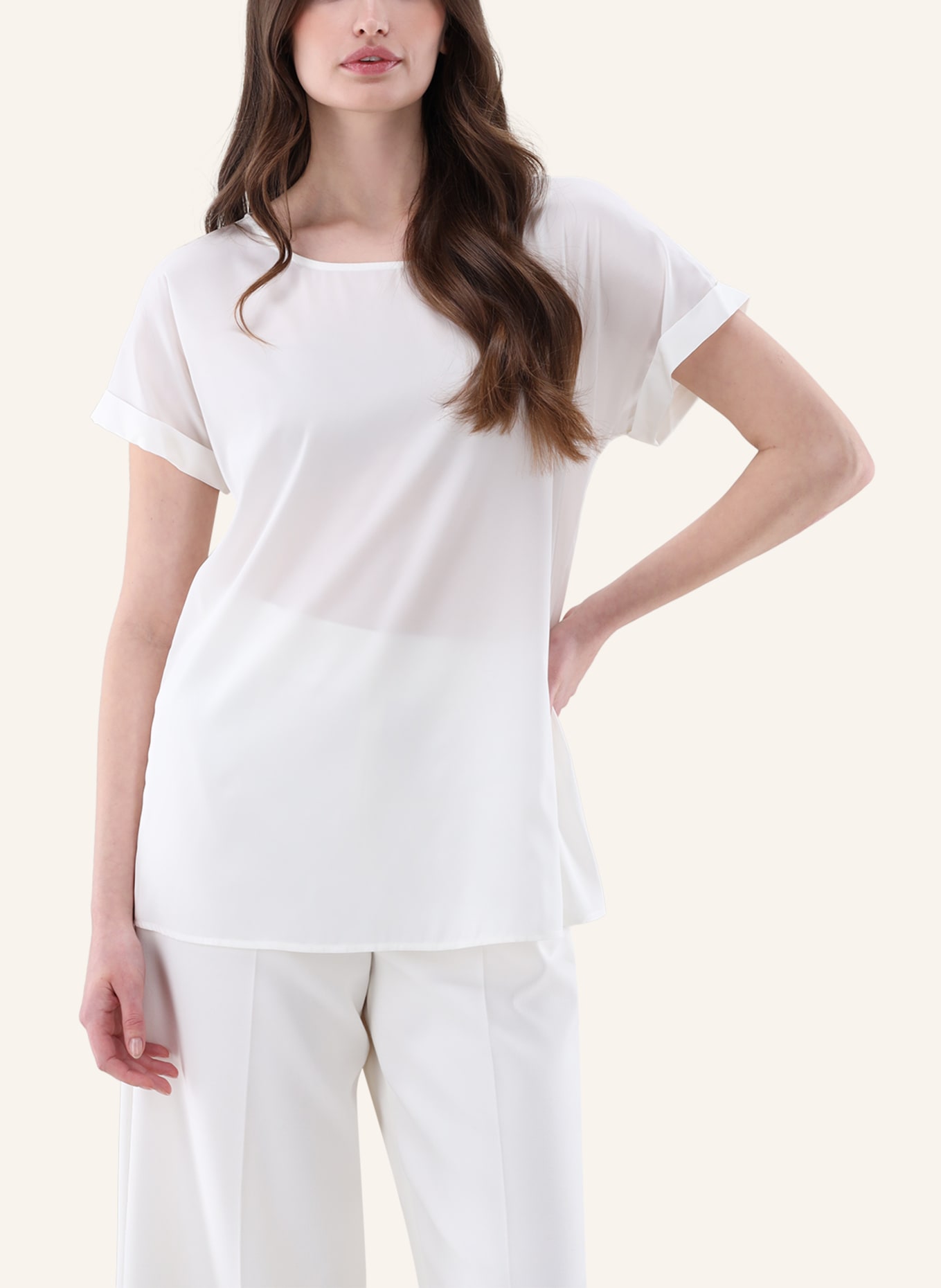 van Laack Bluse Modern Fit: BEIGE