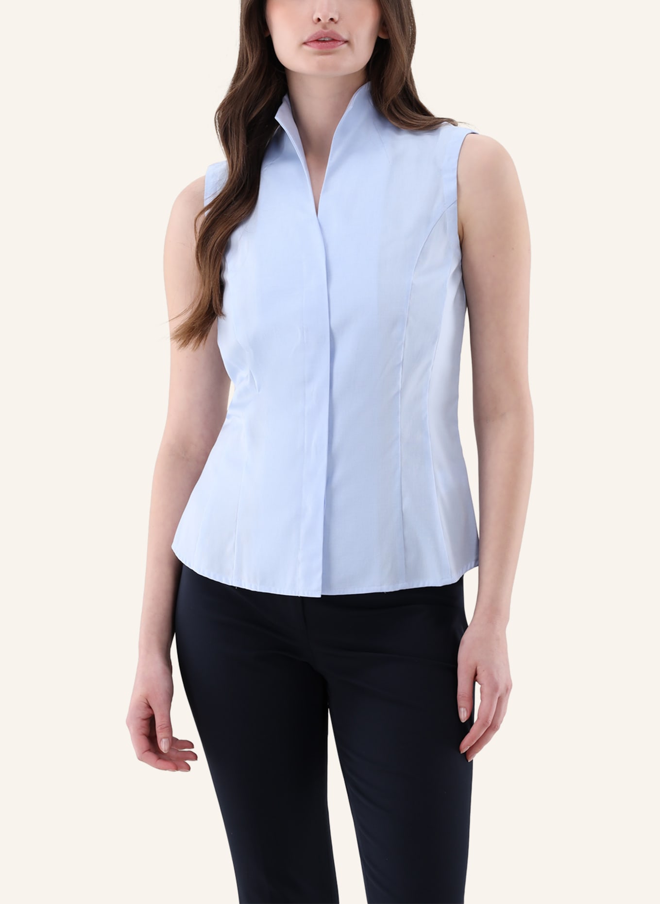 van Laack Bluse Modern Fit: BLAU