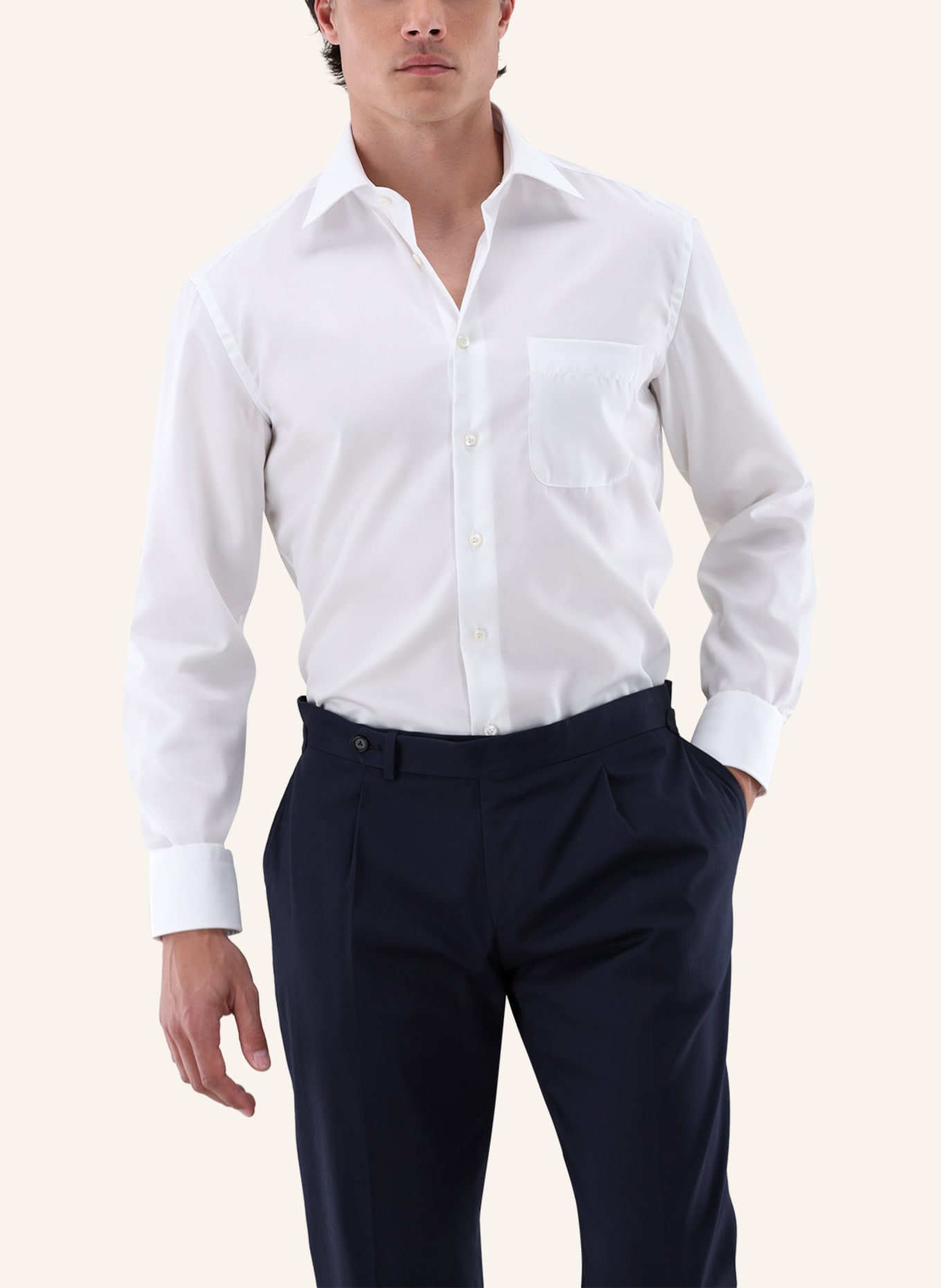 van Laack Hemd Comfort Fit: WEISS