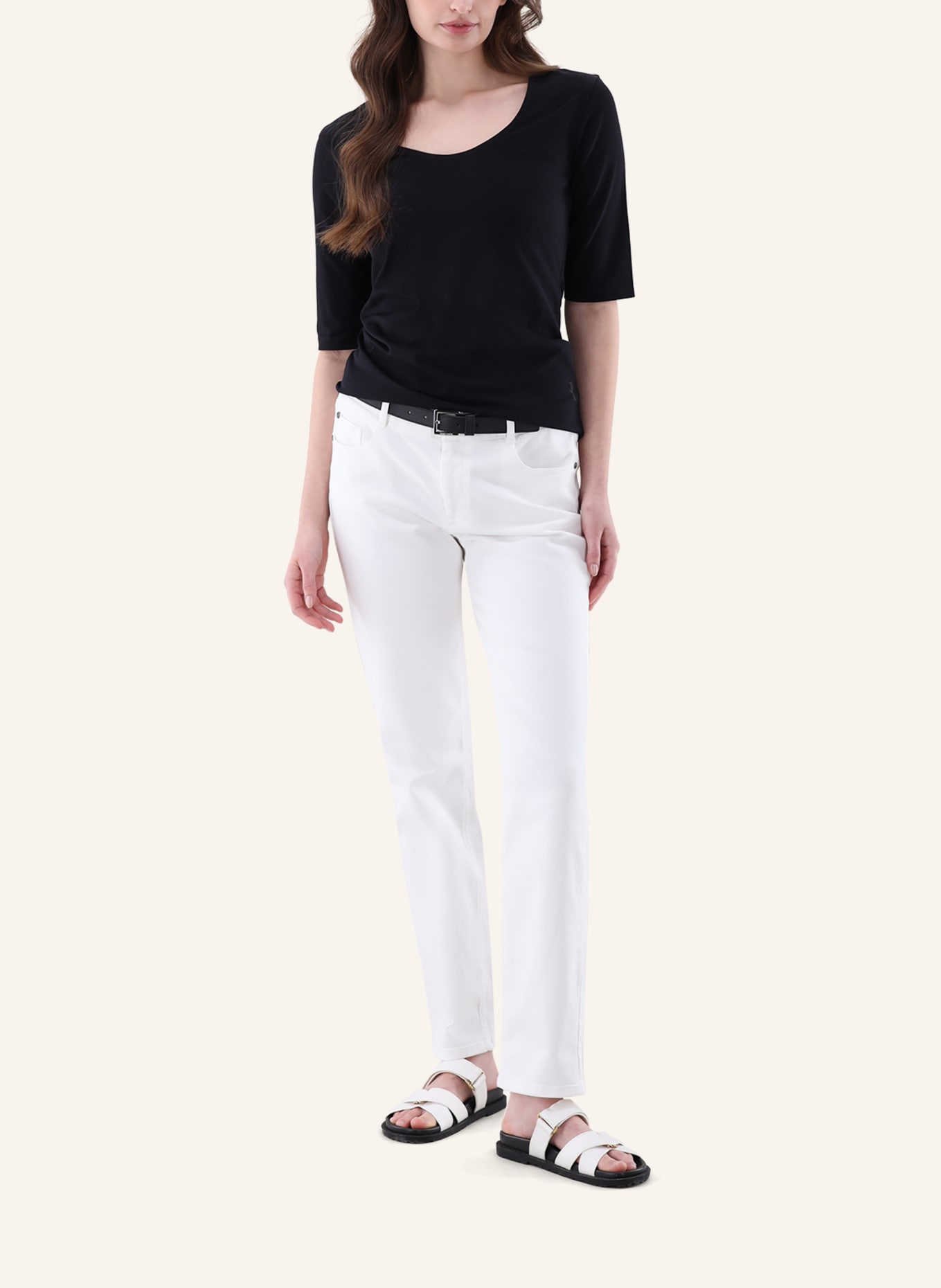 van Laack T-Shirt Modern Fit: SCHWARZ