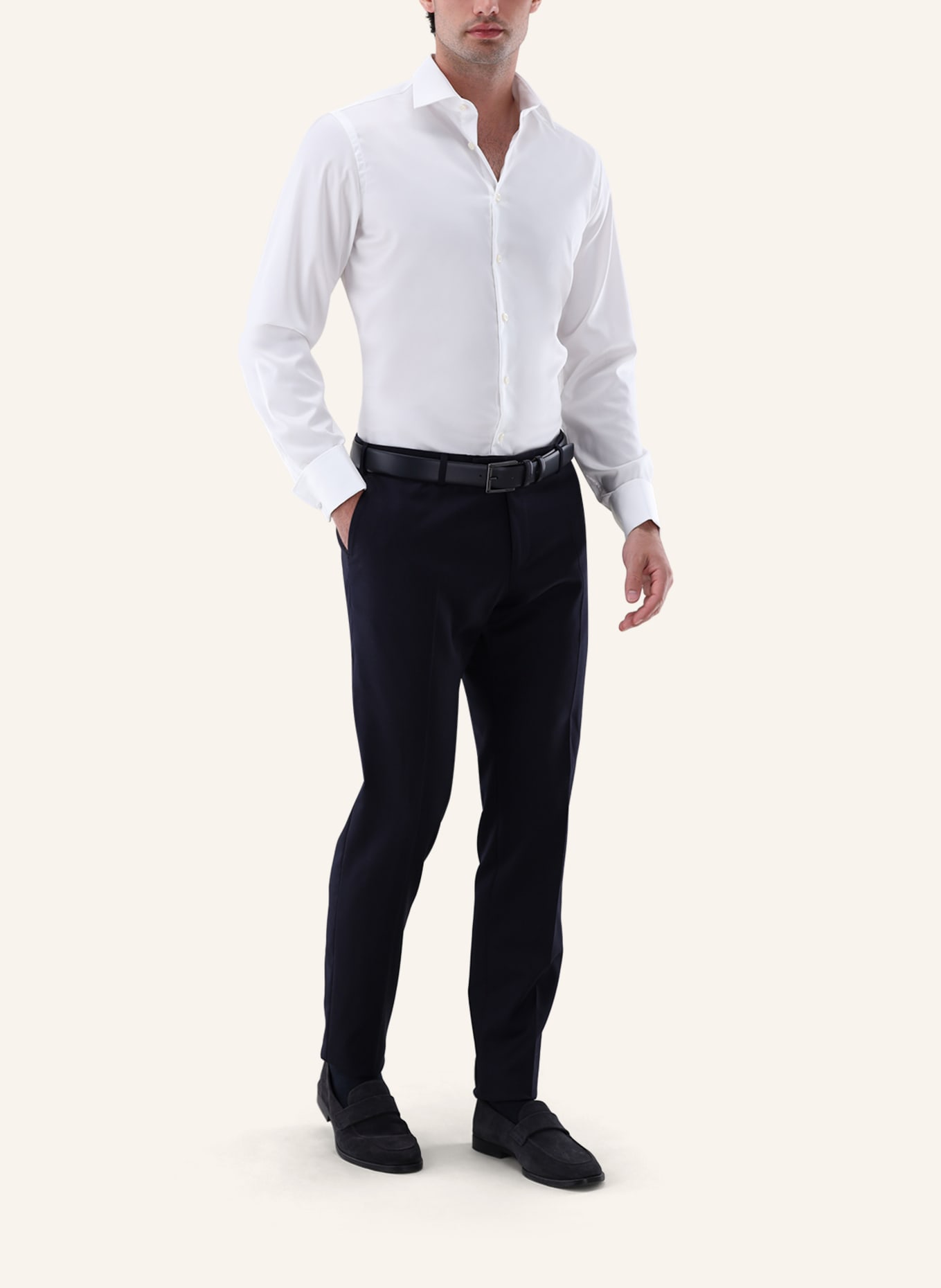 van Laack Hemd Tailor Fit: WEISS