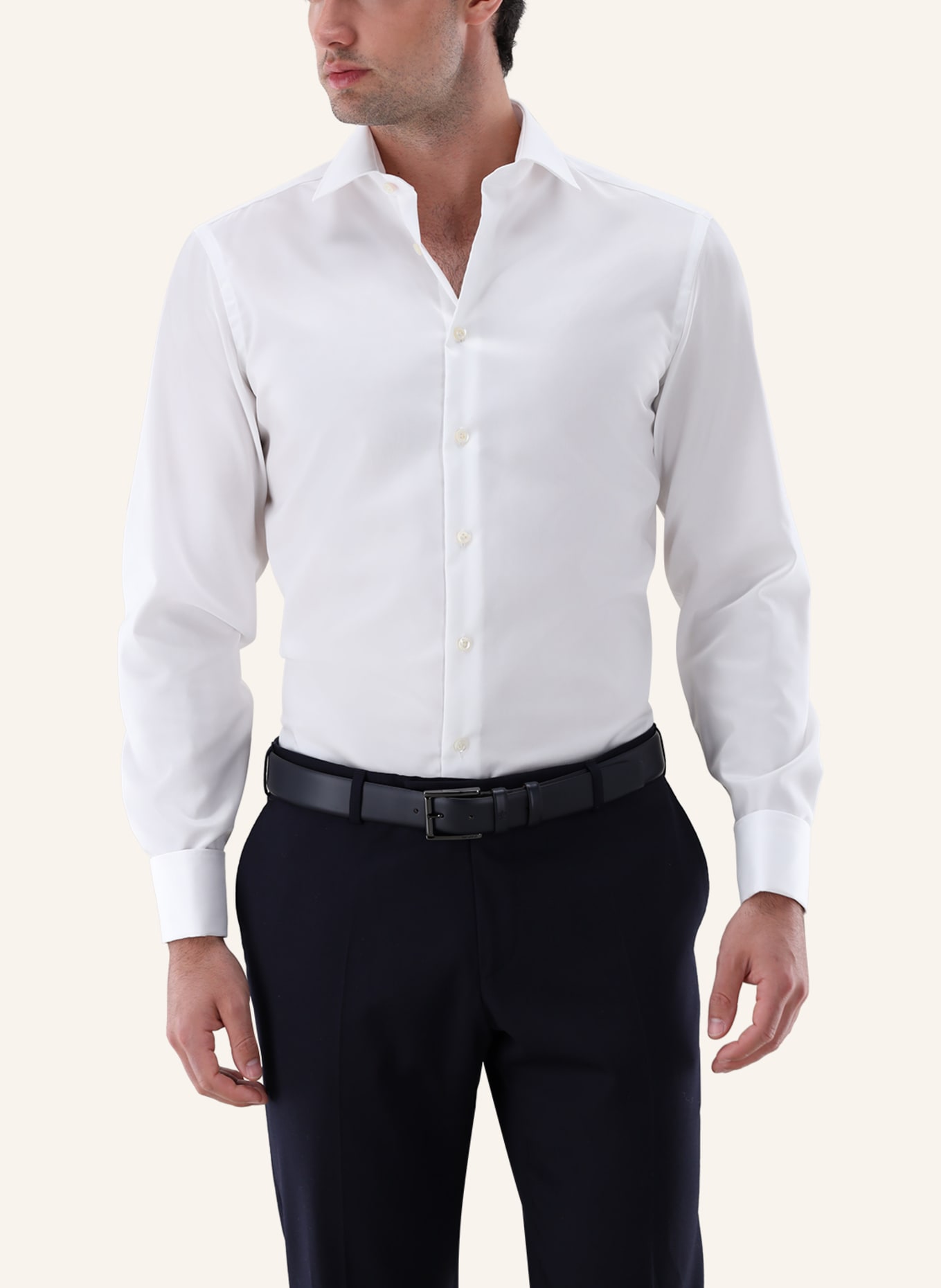 van Laack Hemd Tailor Fit: WEISS