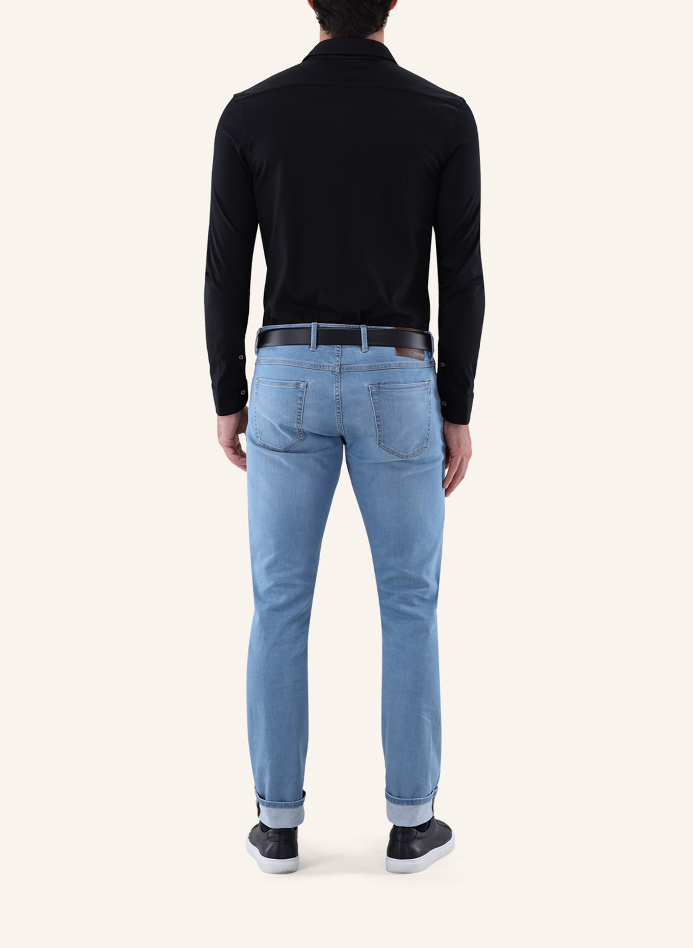 van Laack Hemd Slim Fit: SCHWARZ