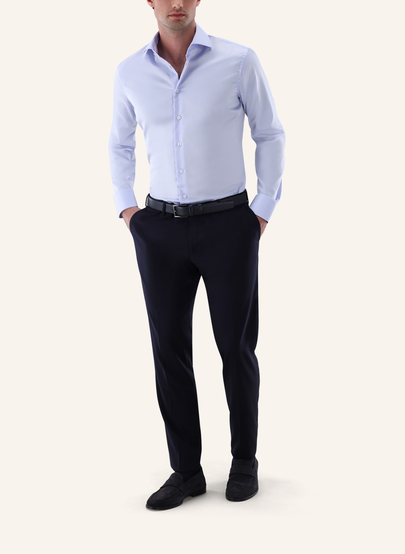 van Laack Hemd Slim Fit: BLAU