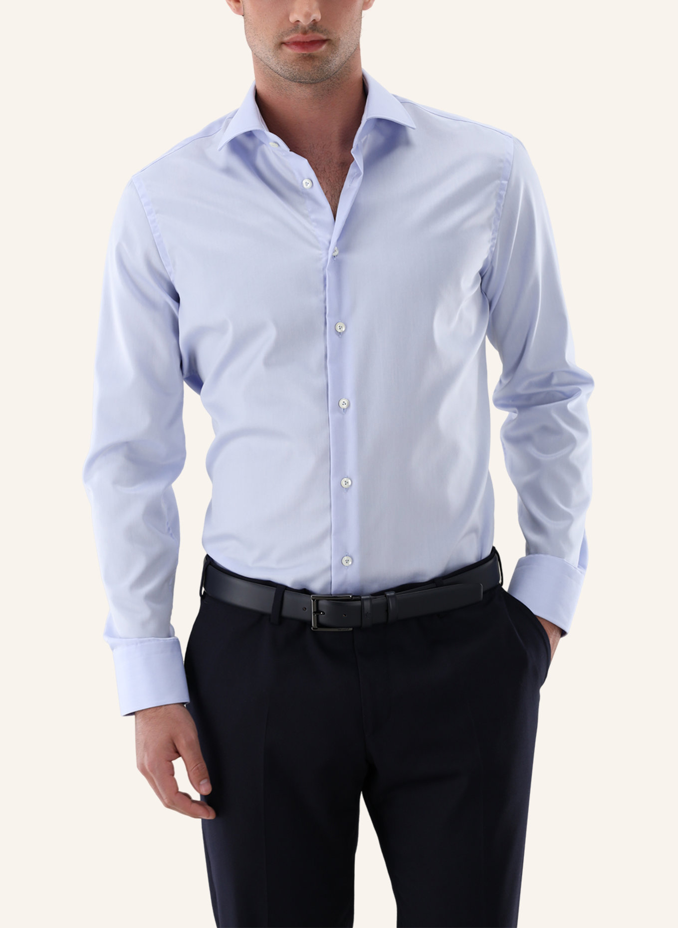 van Laack Hemd Slim Fit: BLAU