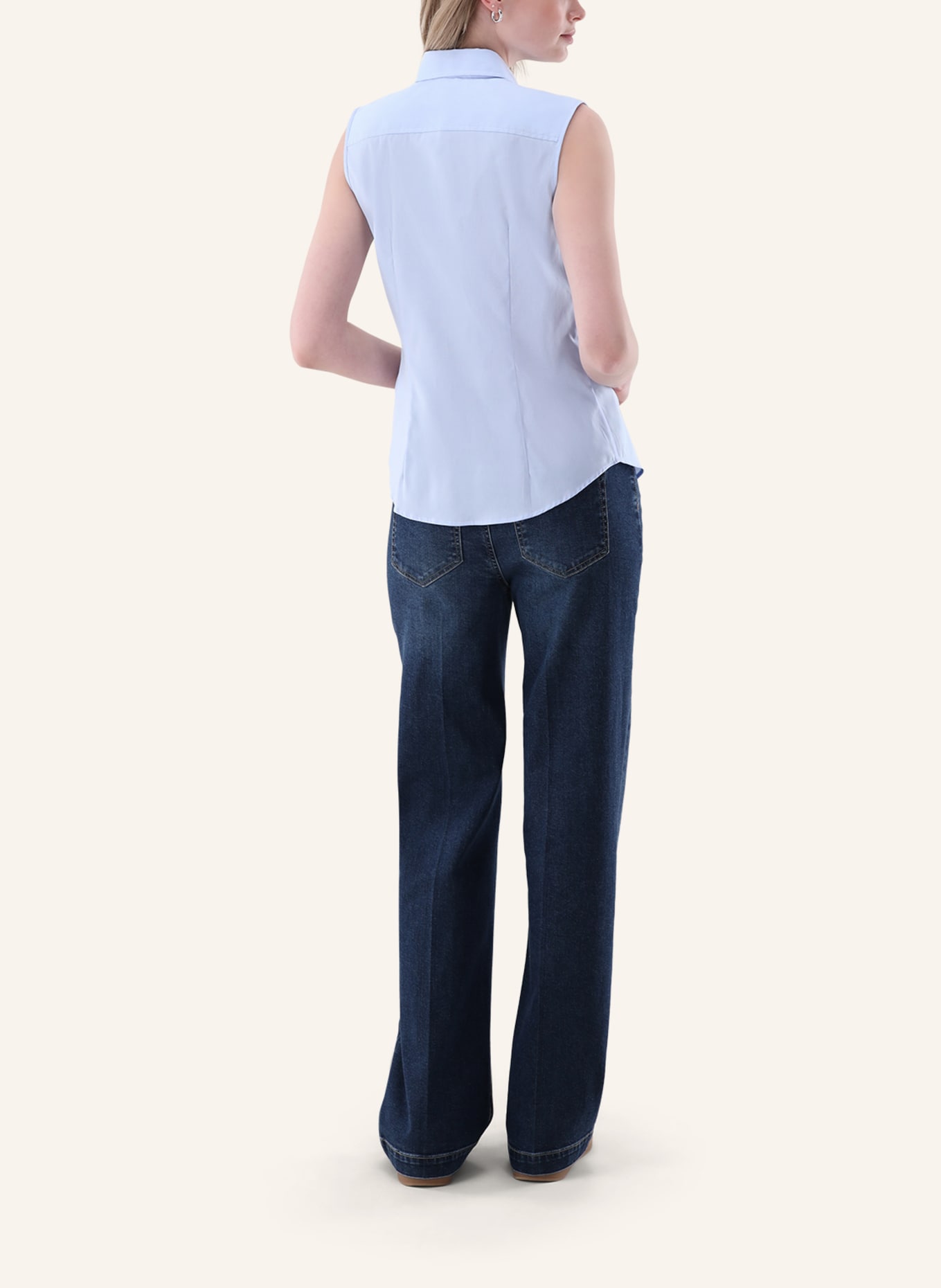 van Laack Bluse Slim Fit: BLAU