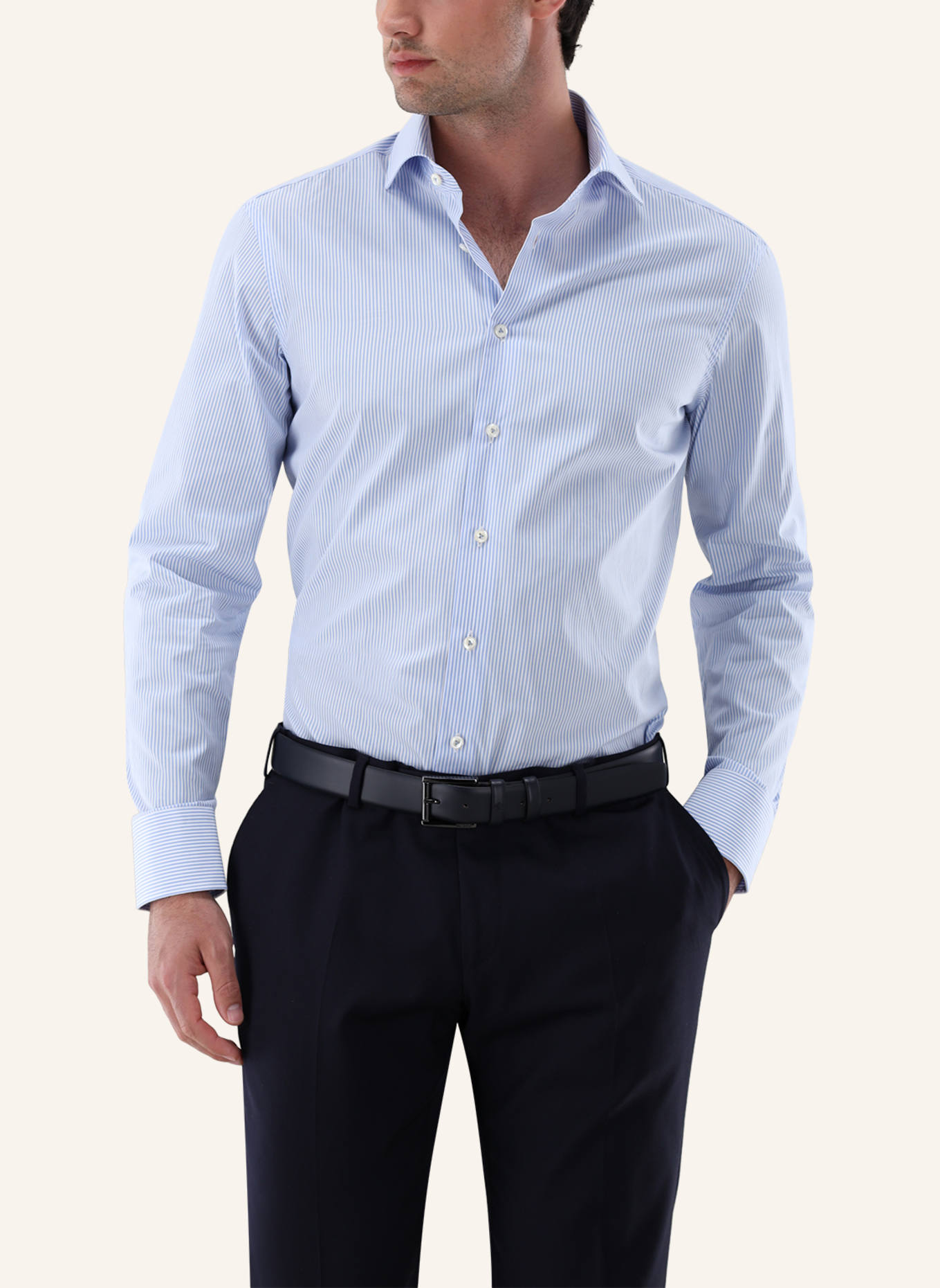 van Laack Hemd Tailor Fit: BLAU