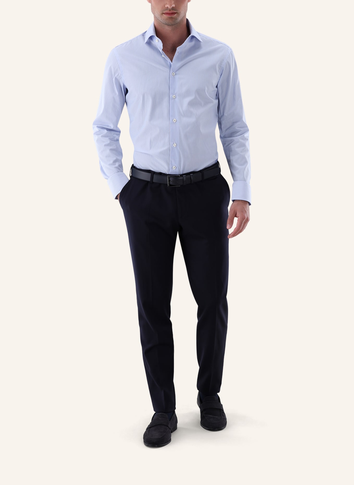 van Laack Hemd Tailor Fit: BLAU