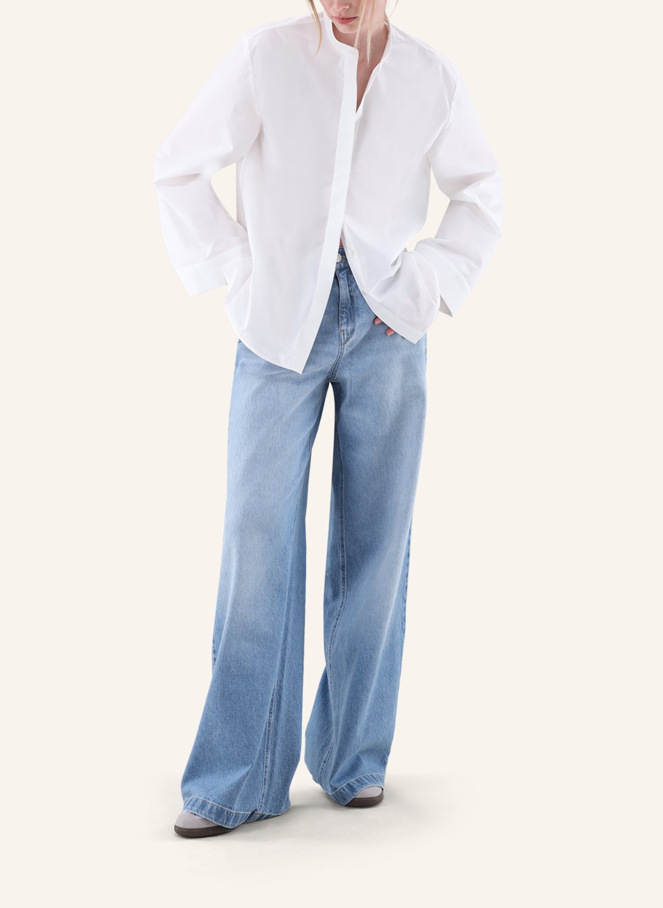 van Laack Bluse Modern Fit: WEISS