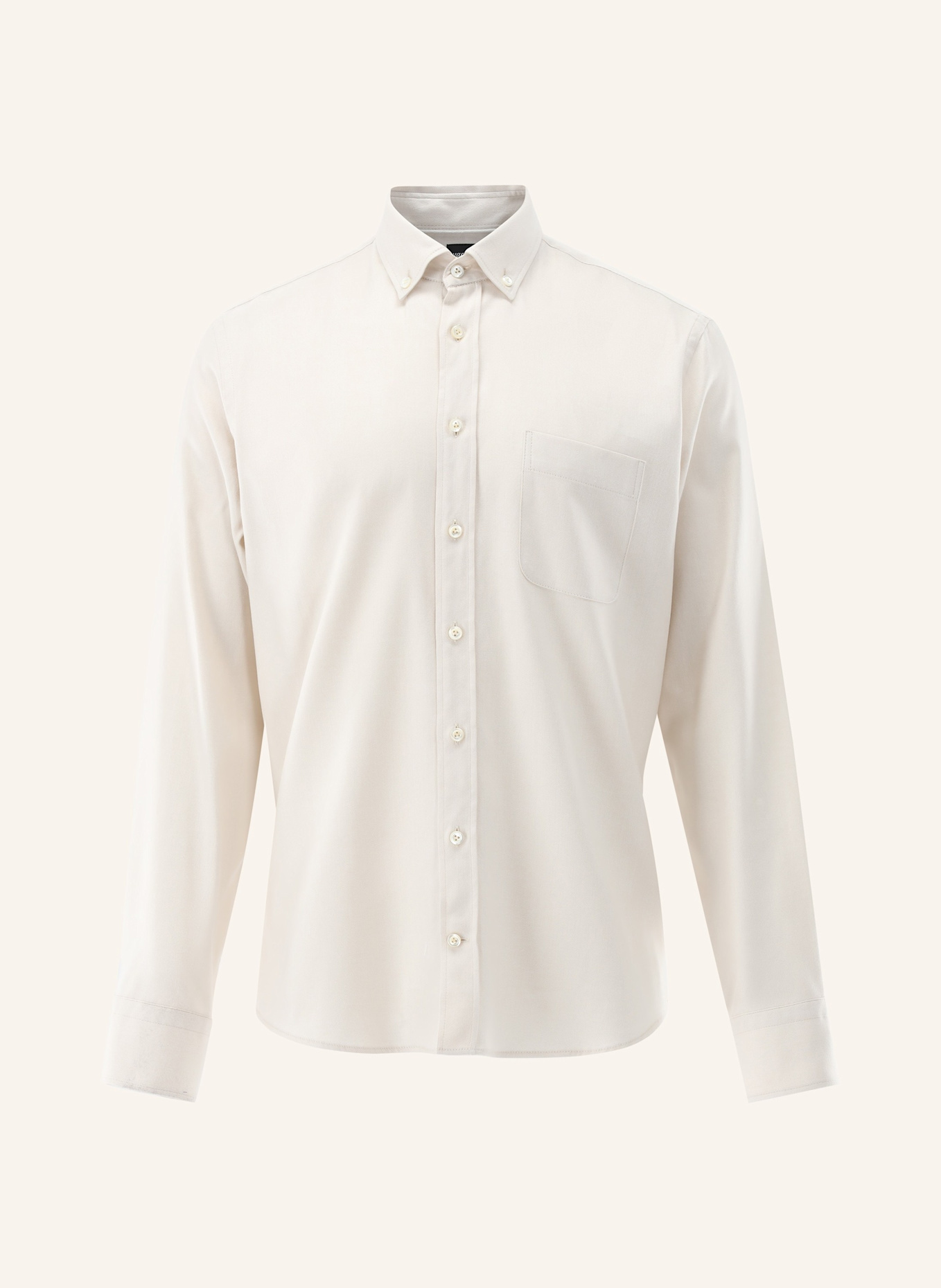 van Laack Hemd Slim Fit: BEIGE/ BRAUN