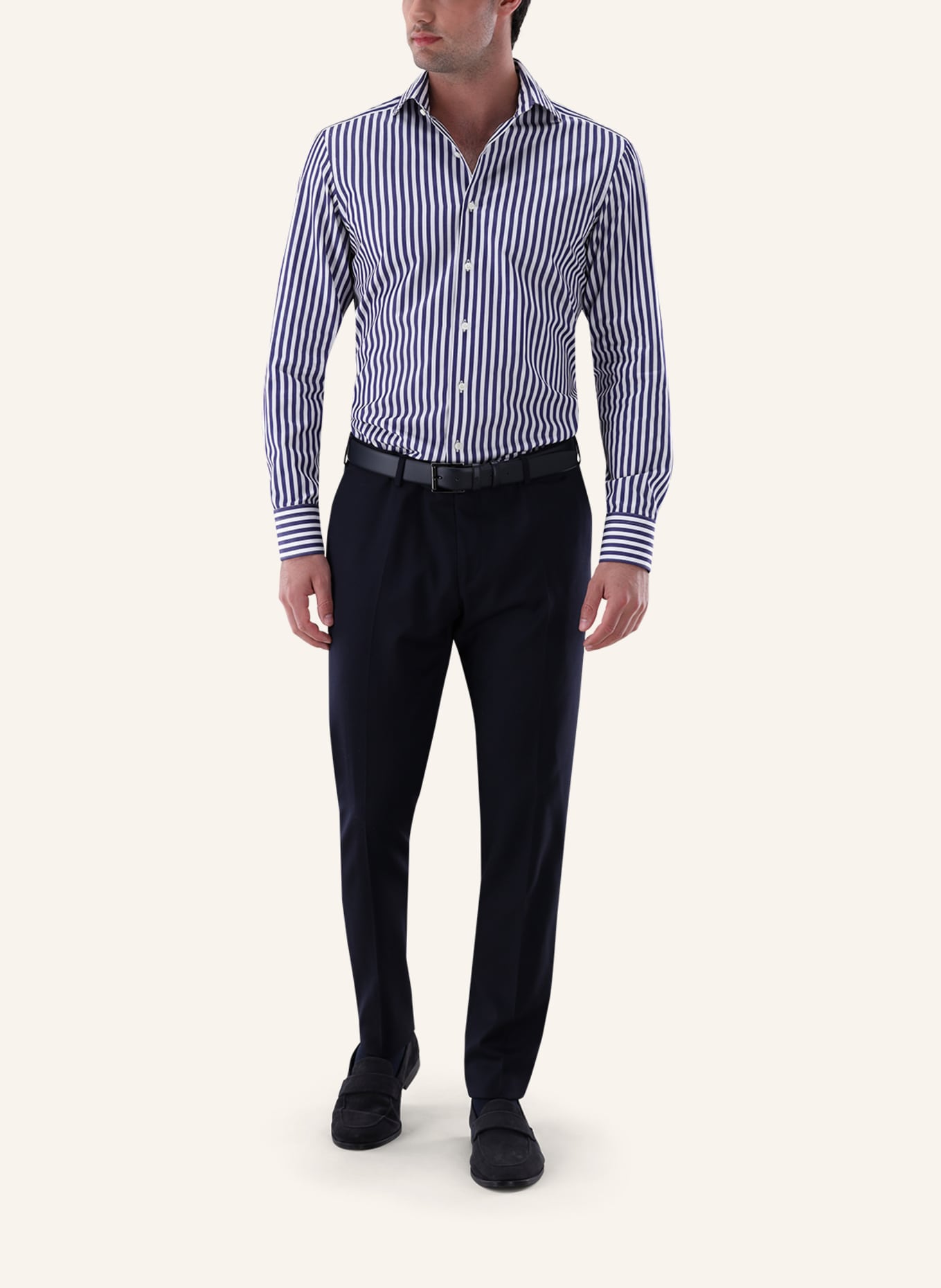 van Laack Hemd Tailor Fit: DUNKELBLAU