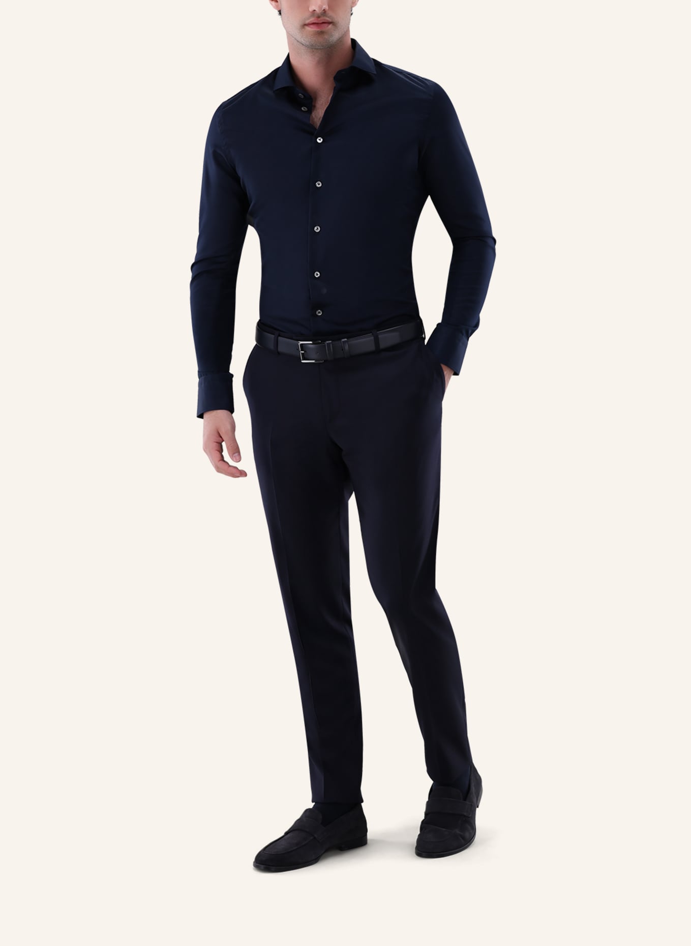 van Laack Hemd Slim Fit: BLAU
